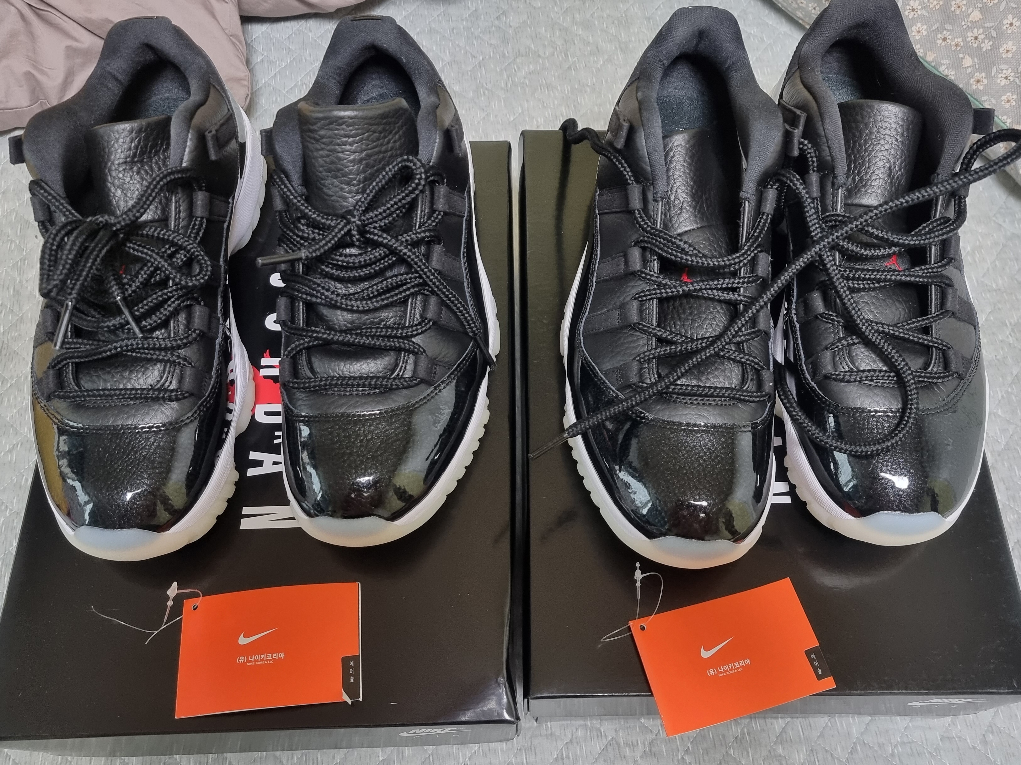 Jordan 11 Retro Low 72-10 착용 스타일