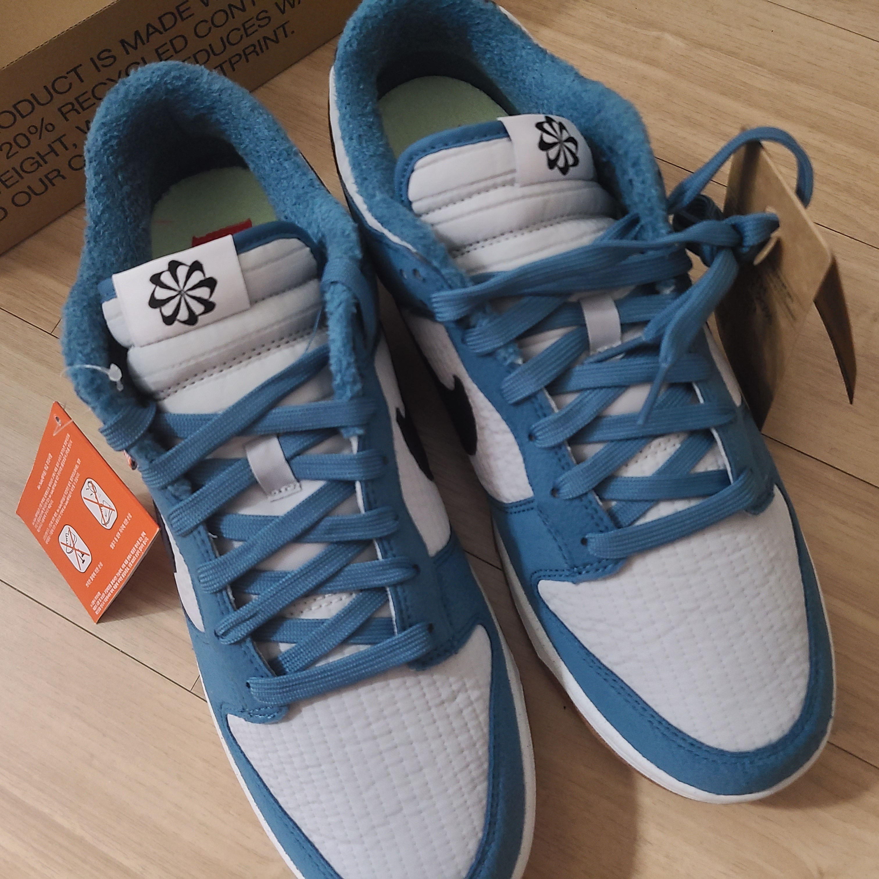 Nike Dunk Low Retro Next Nature Riftblue 착용 스타일