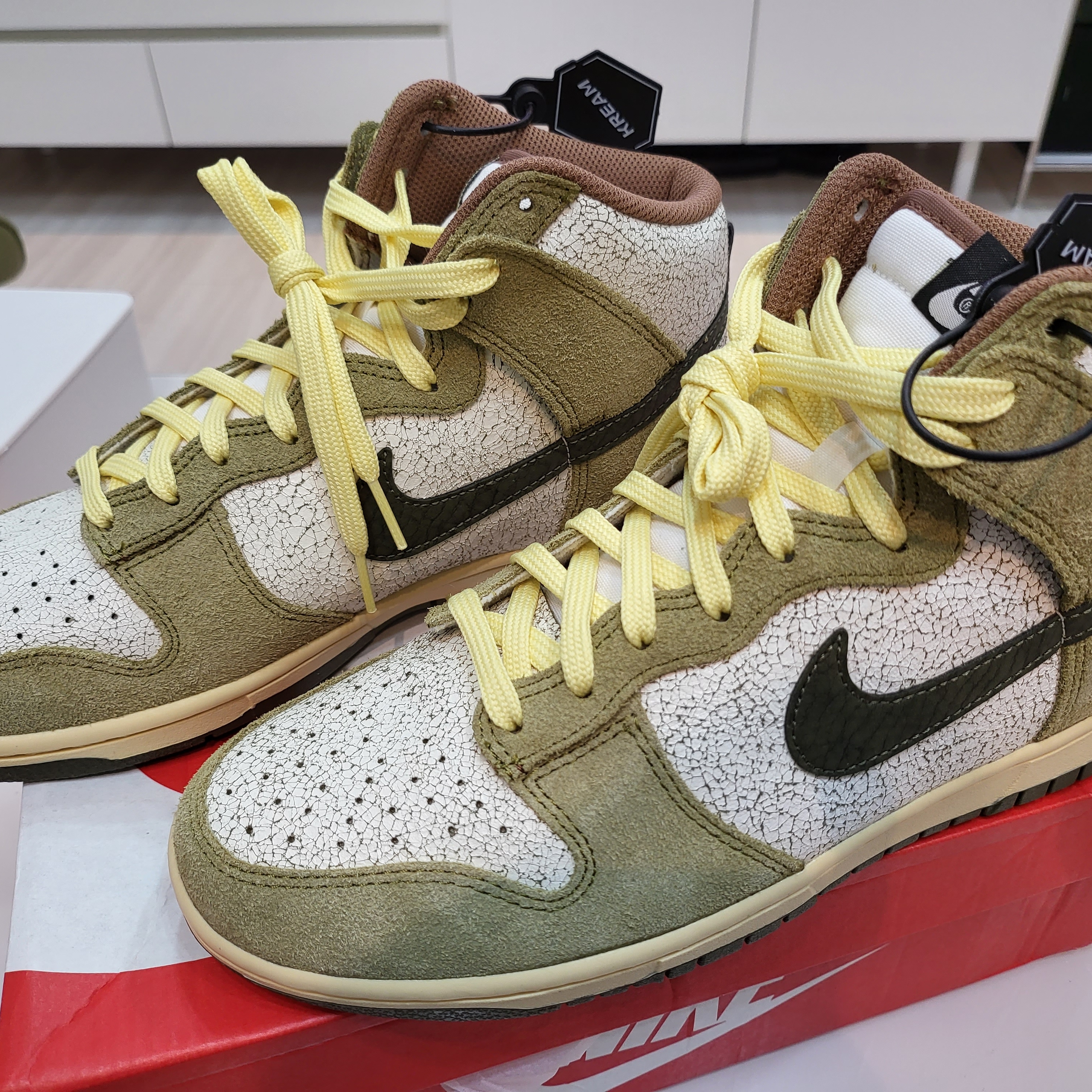 Nike Dunk High Re-Raw Coriander 착용 스타일 - 4