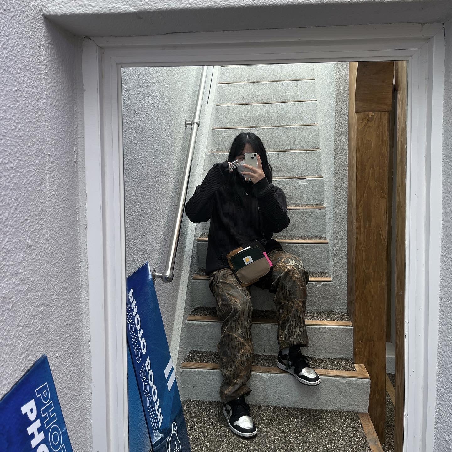 (W) Jordan 1 Low SE Silver Toe 착용 스타일