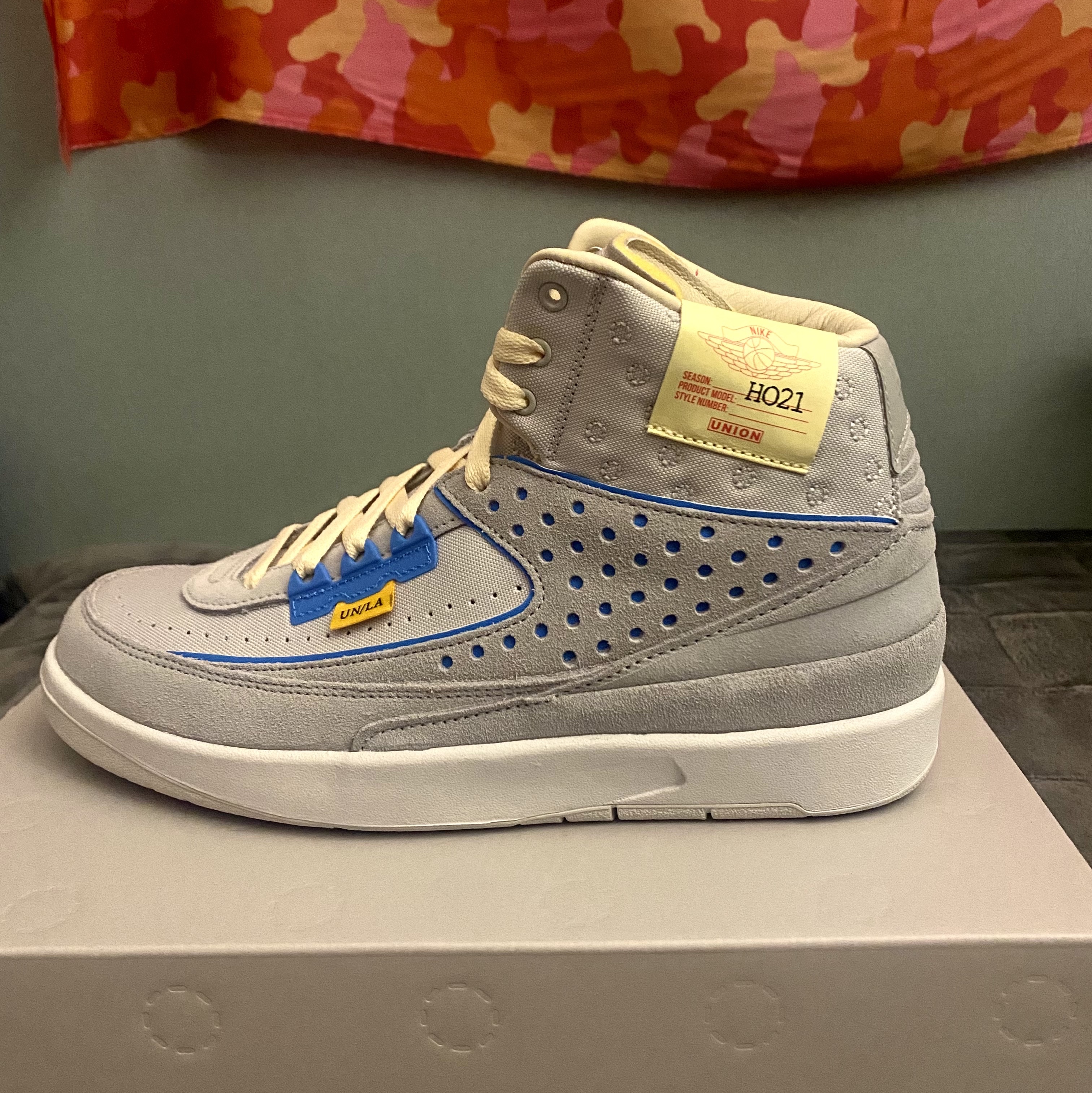 Jordan 2 x Union Retro SP Grey Fog 착용 스타일