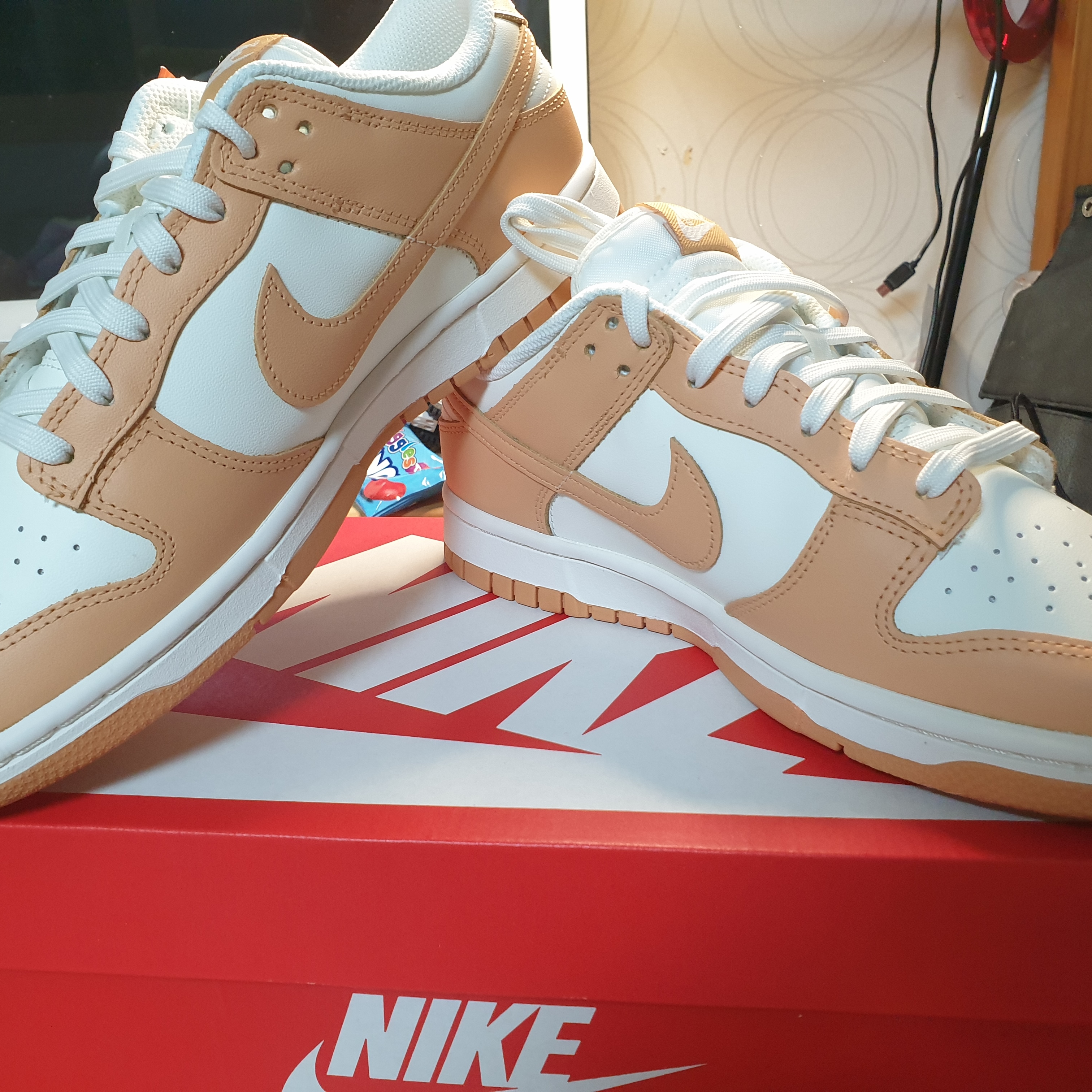 (W) Nike Dunk Low Harvest Moon 착용 스타일