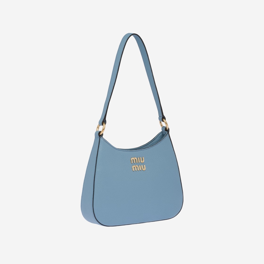 Miu Miu Madras Leather Shoulder Bag Astral Blue 상세 이미지 2