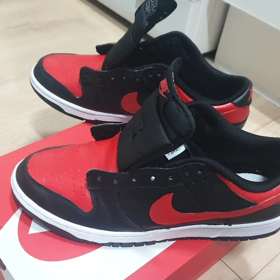 Nike Dunk Low Retro Black 착용 스타일 - 2