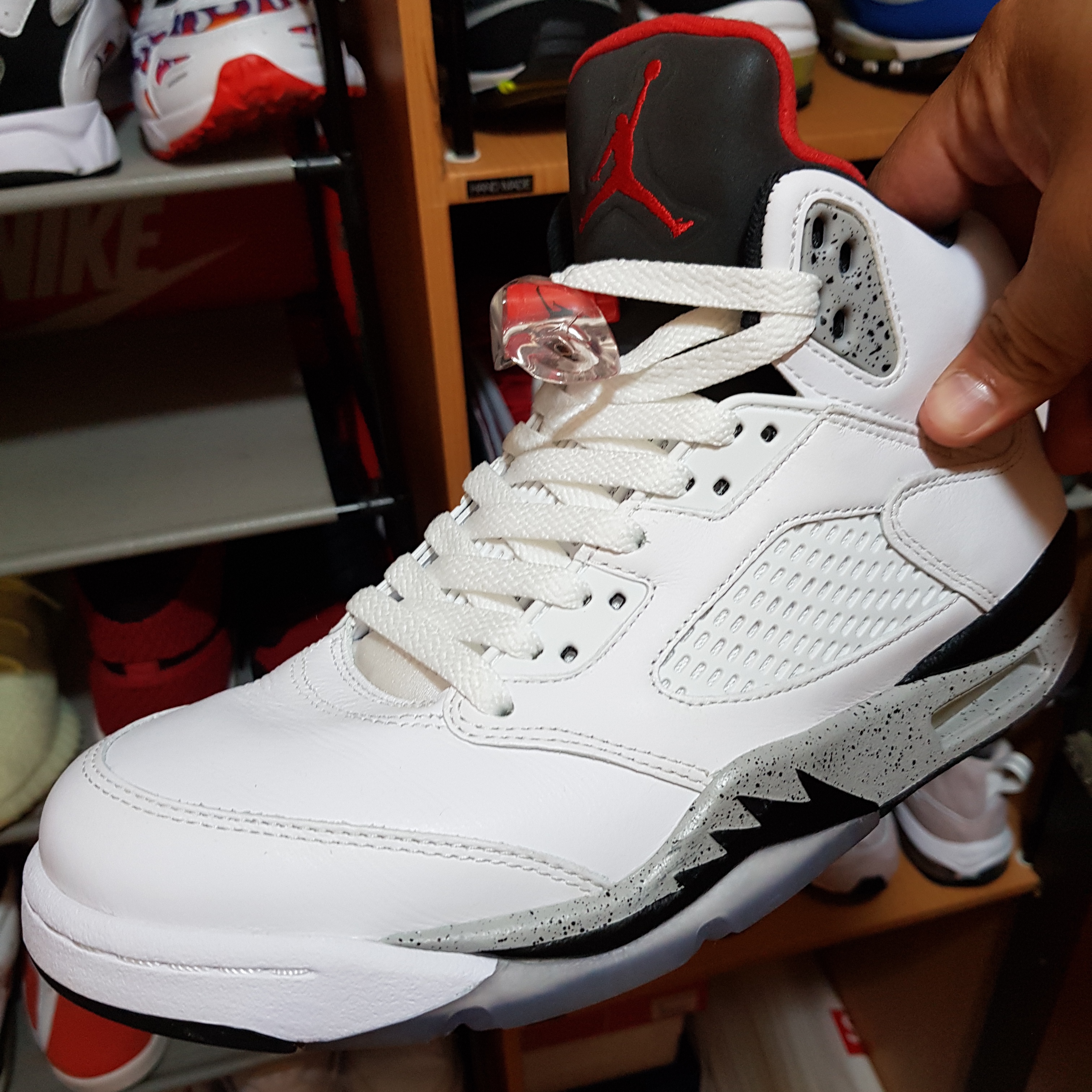 Jordan 5 Retro White Cement 착용 스타일