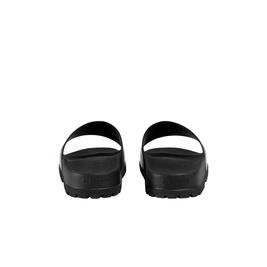 구찌 웹 러버 슬라이드 샌들 블랙(Gucci Web Rubber Slide Sandal Black) - 3