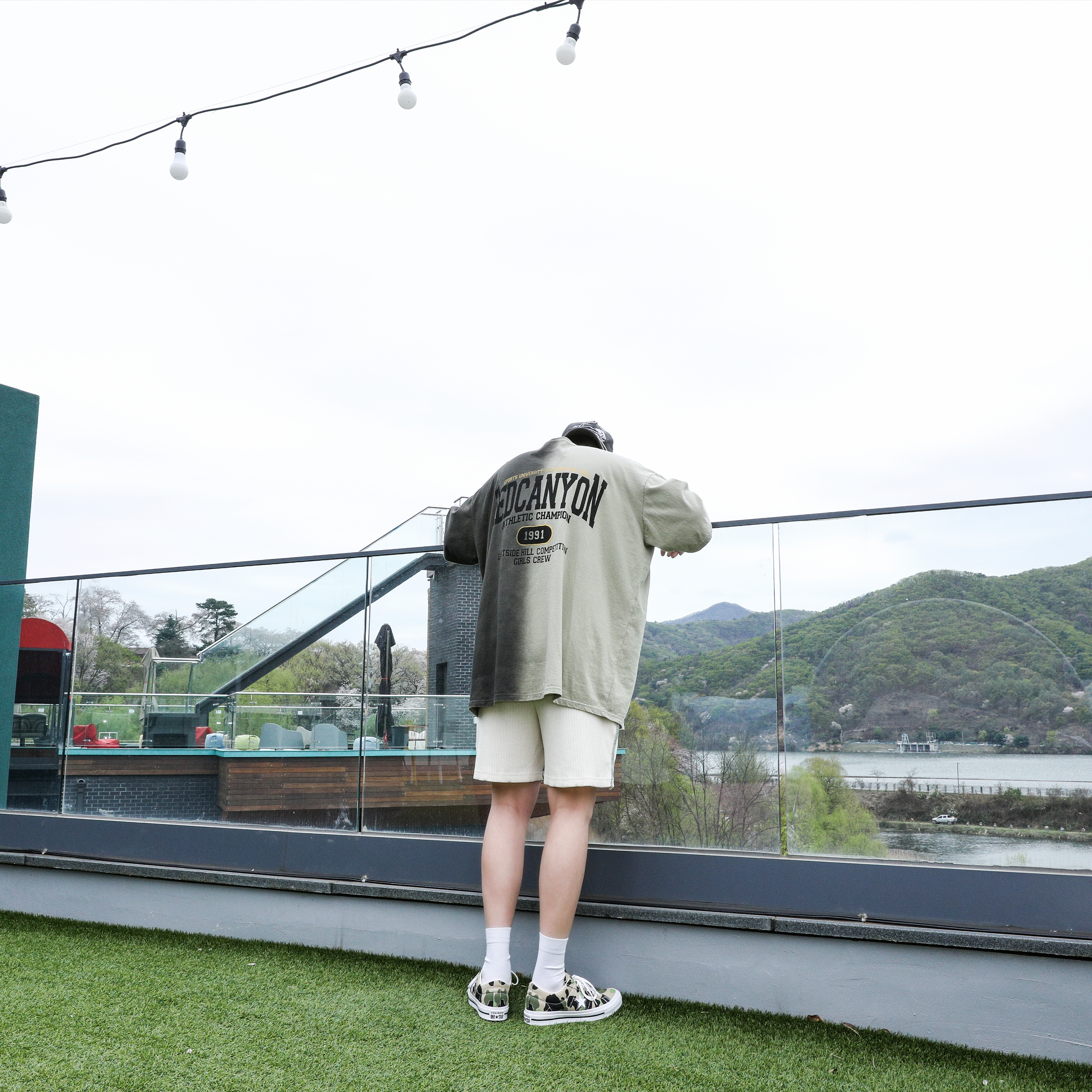 Converse x SNS One Star Camo Brown 착용 스타일 - 2