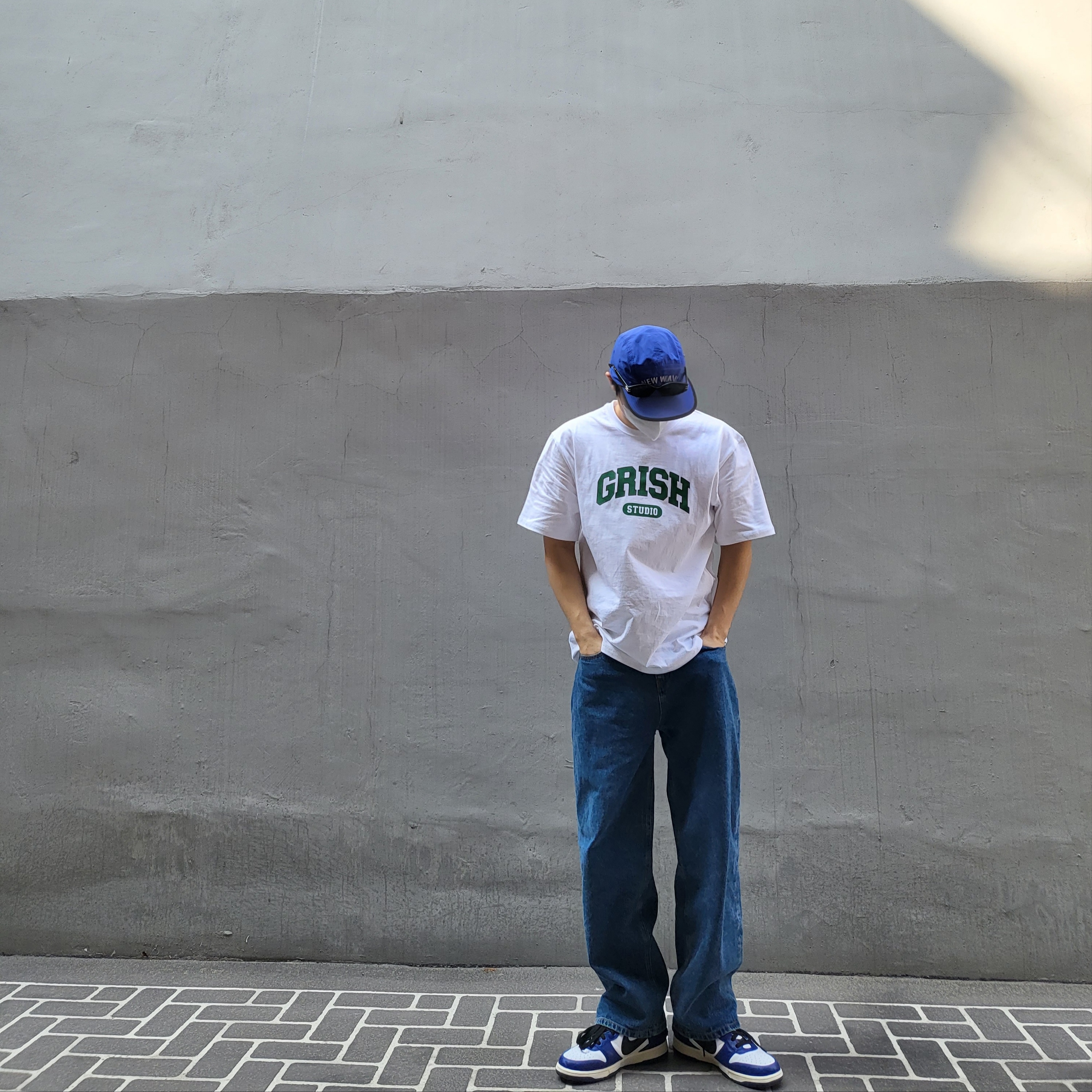 Nike x Ambush Dunk High Deep Royal Blue 착용 스타일