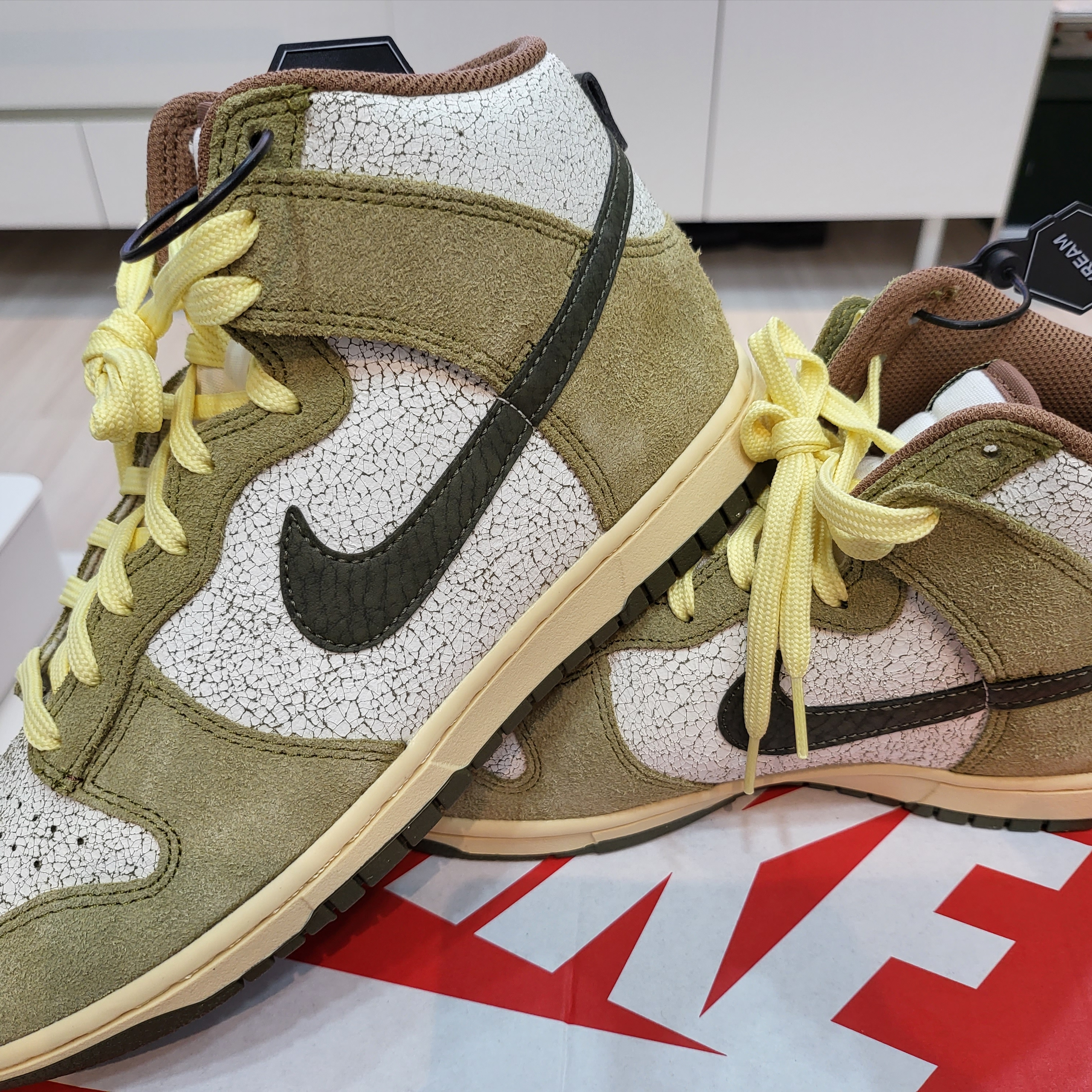 Nike Dunk High Re-Raw Coriander 착용 스타일 - 1