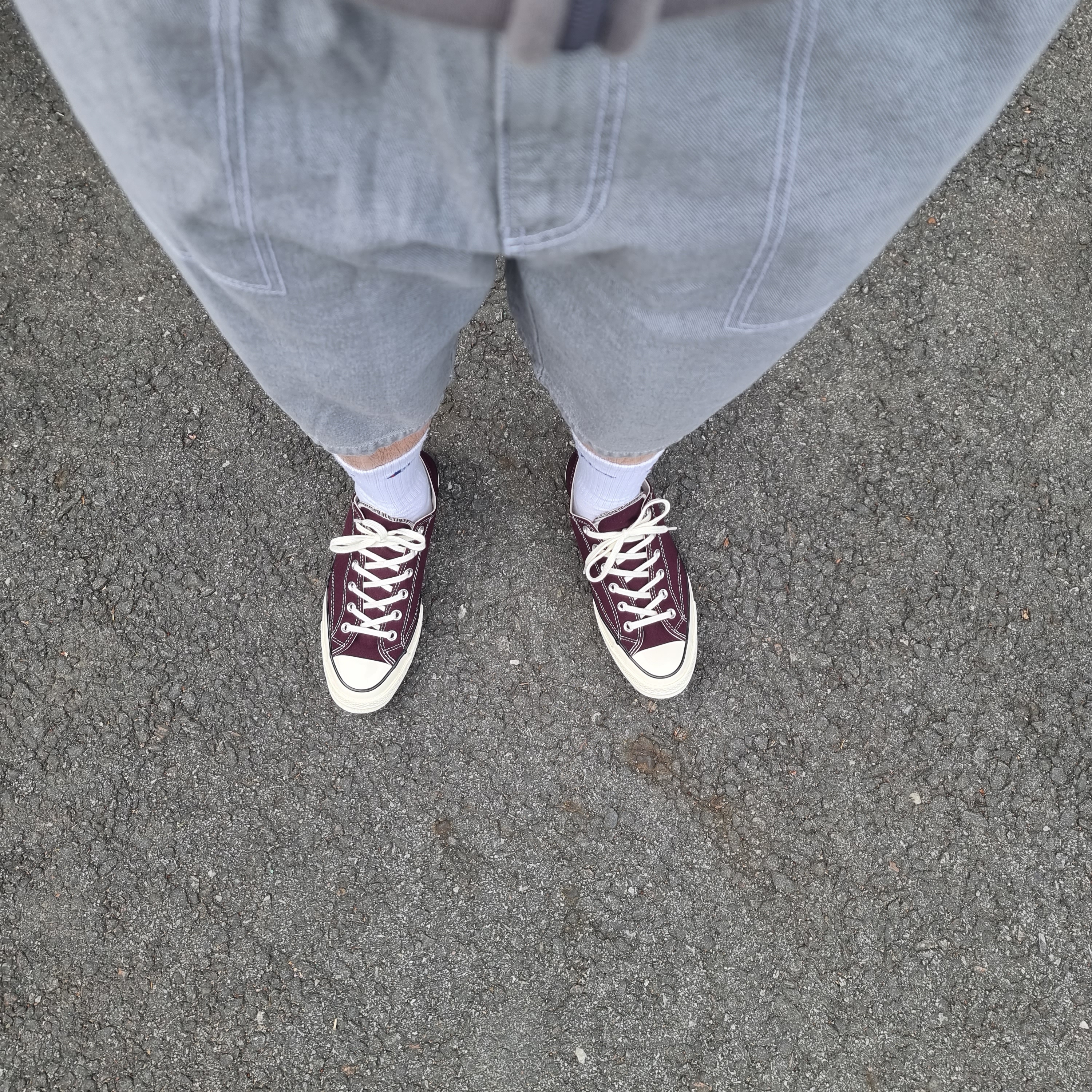 Converse Chuck 70 Ox Black Currant 착용 스타일