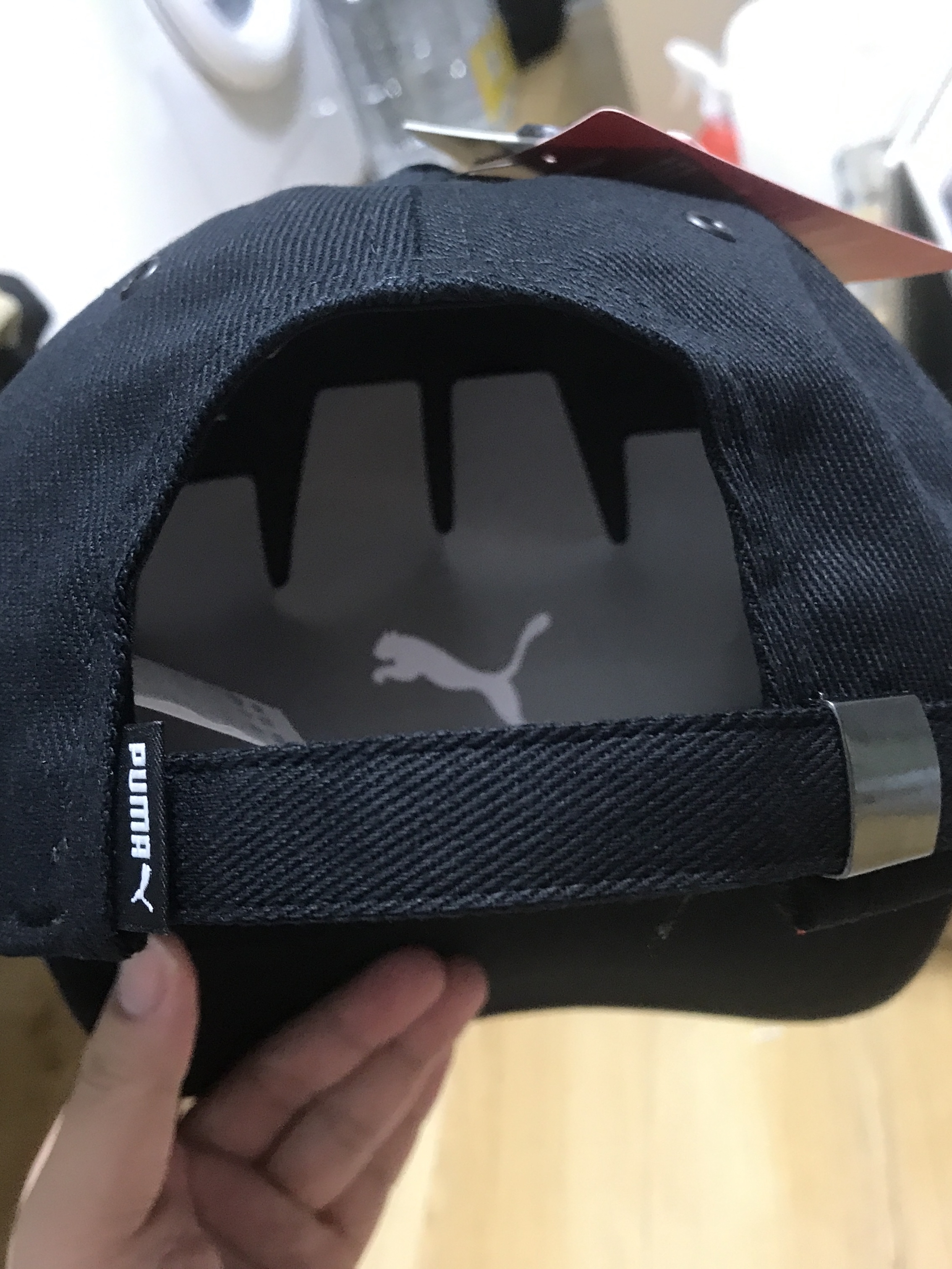 Puma x AMI Low Curve Cap Black 착용 스타일 - 2
