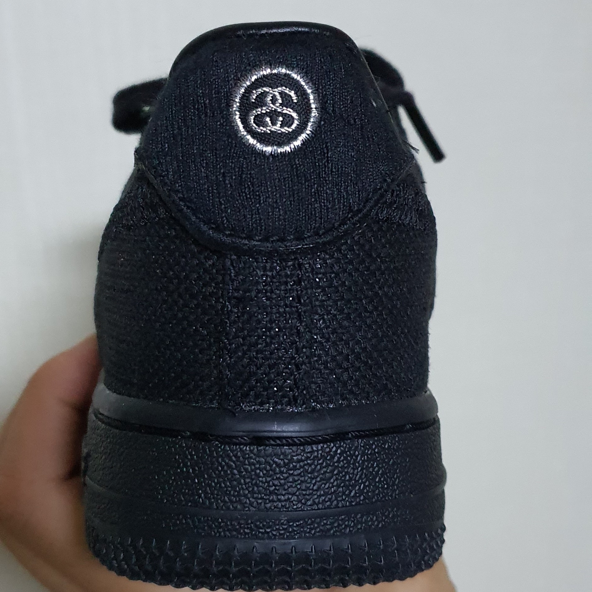 (PS) Nike x Stussy Force 1 Low Triple Black 착용 스타일 - 3