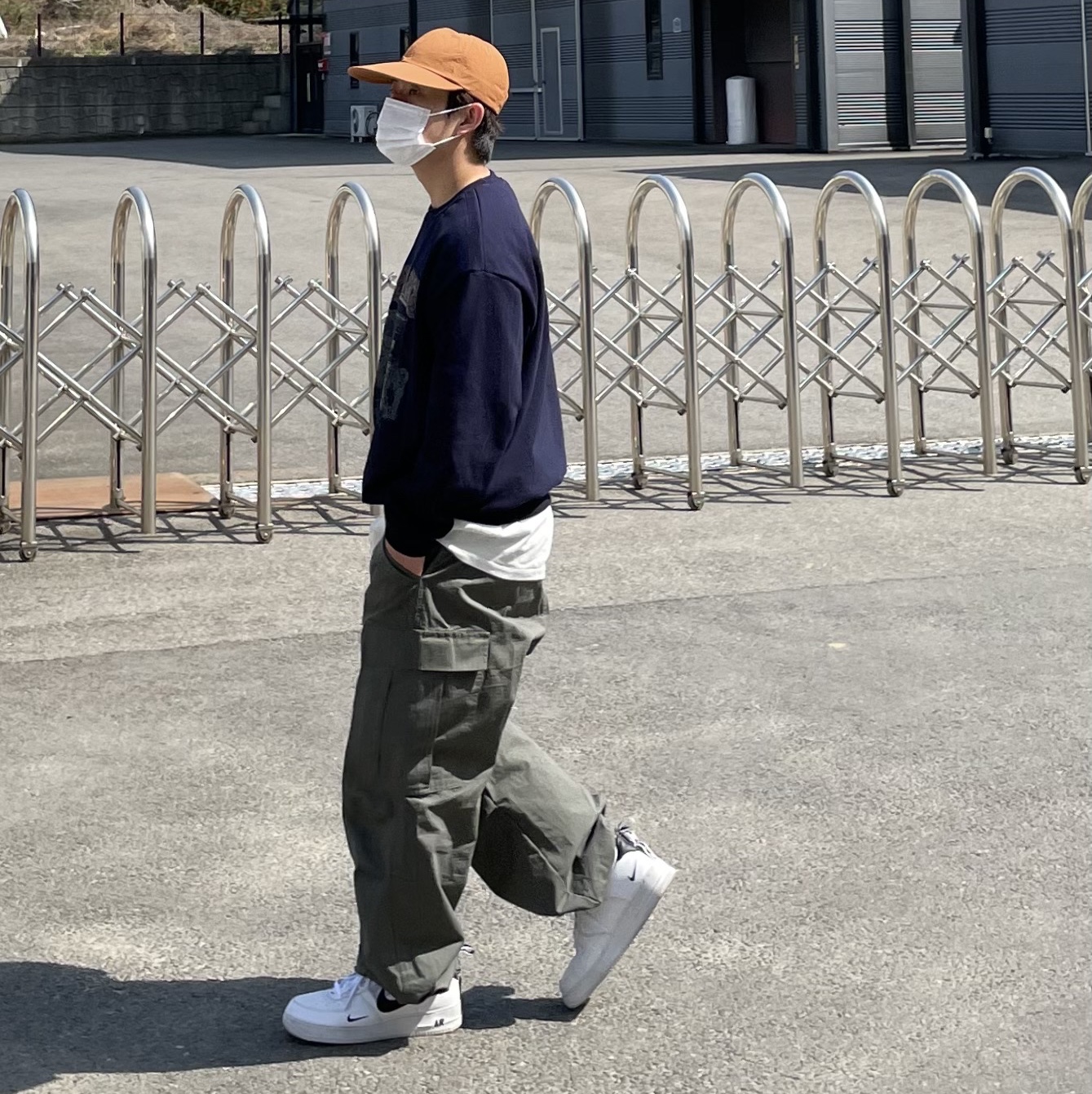 Nike Air Force 1 '07 Low White 착용 스타일 - 1