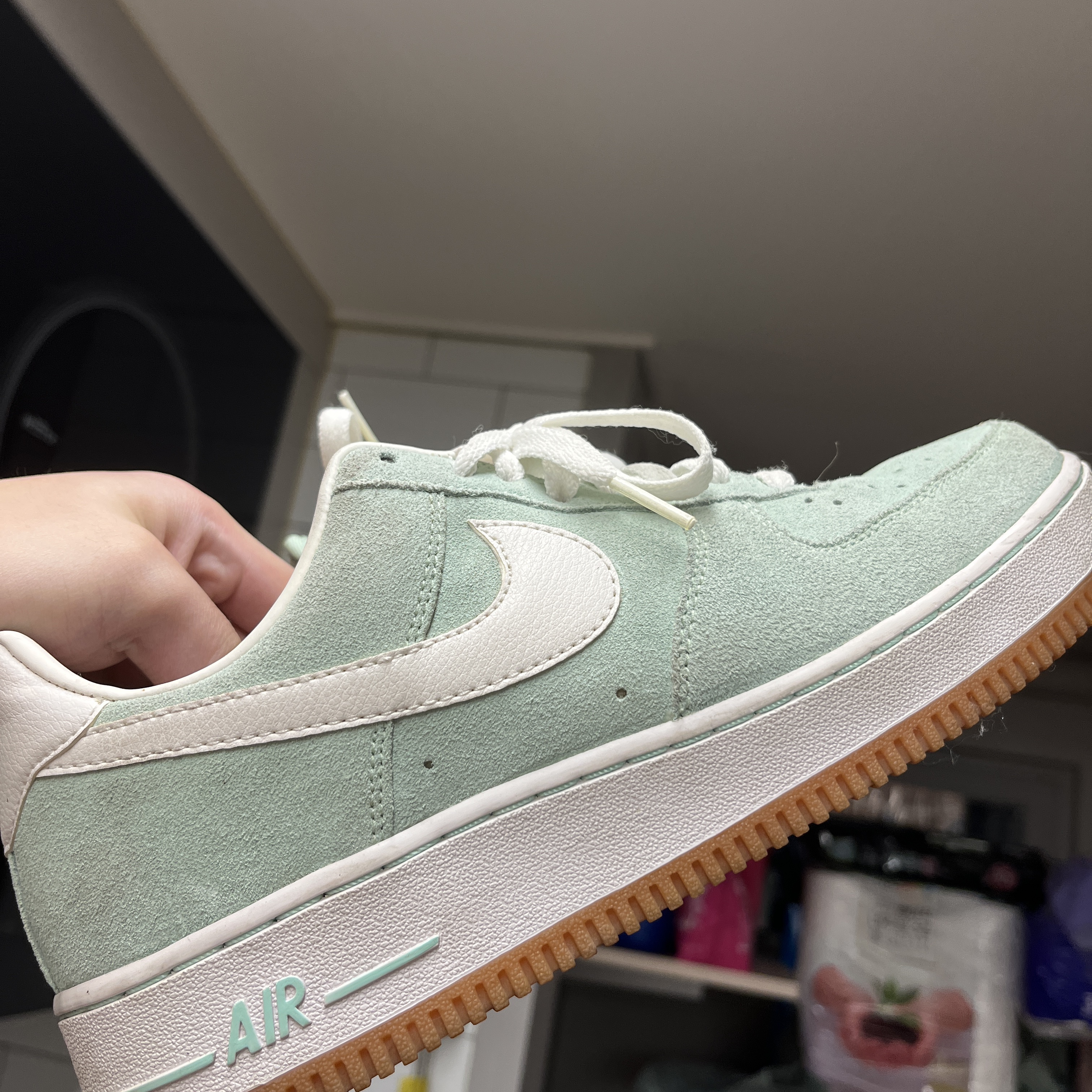 Nike Air Force 1 Arctic Green 착용 스타일