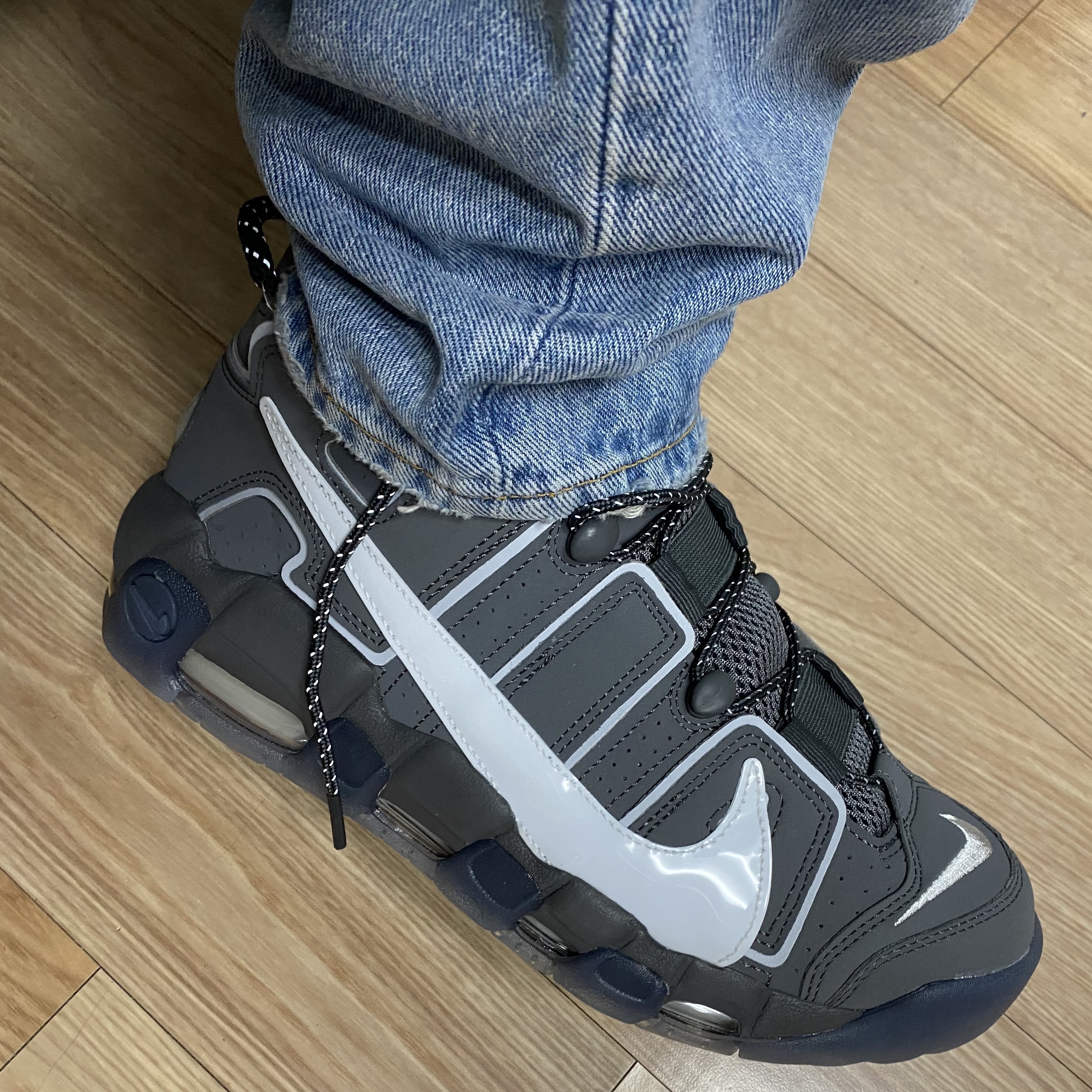 Nike Air More Uptempo 96 Copy and Paste 착용 스타일