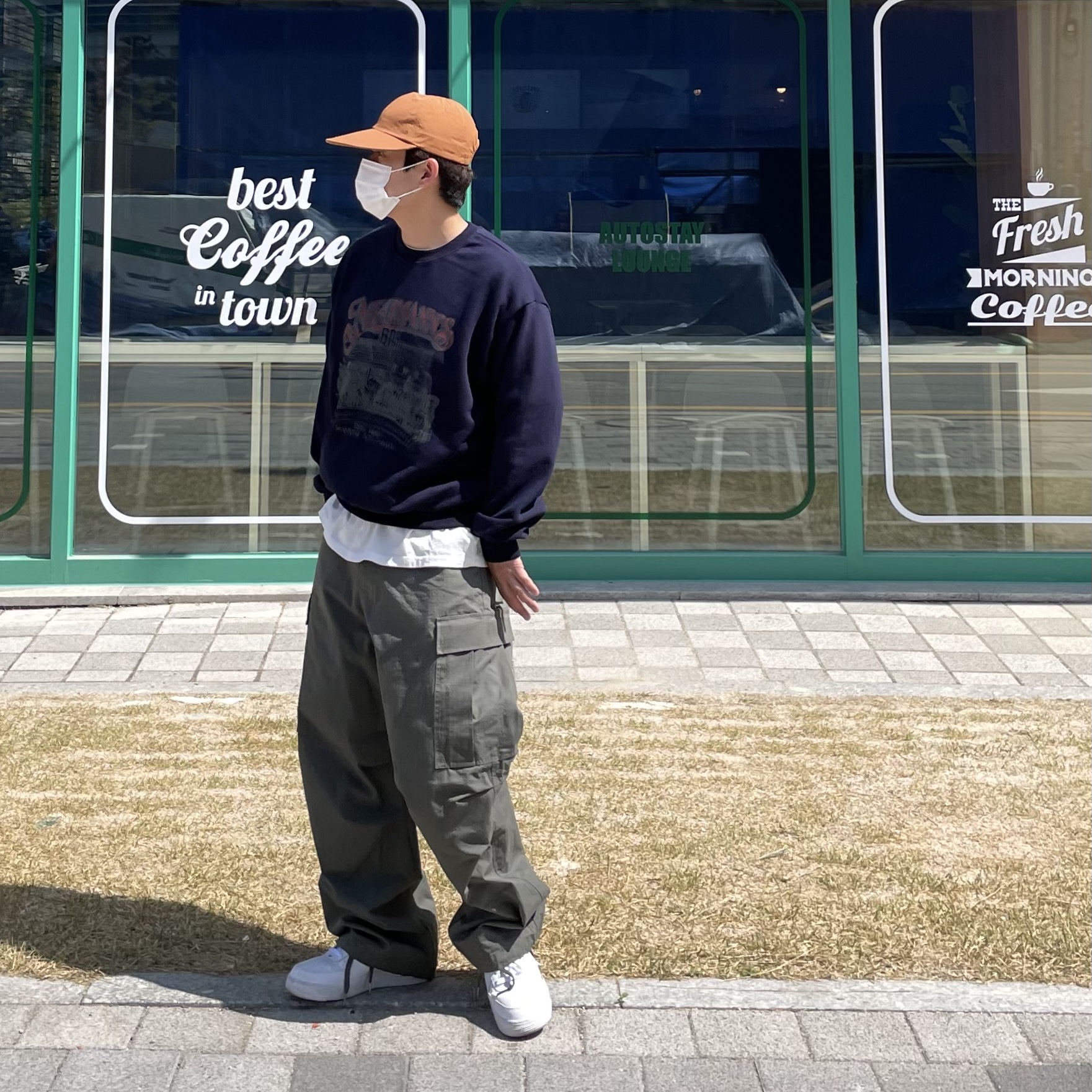 Nike Air Force 1 '07 Low White 착용 스타일 - 5