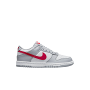 (GS) Nike Dunk Low Wolf Grey University Red