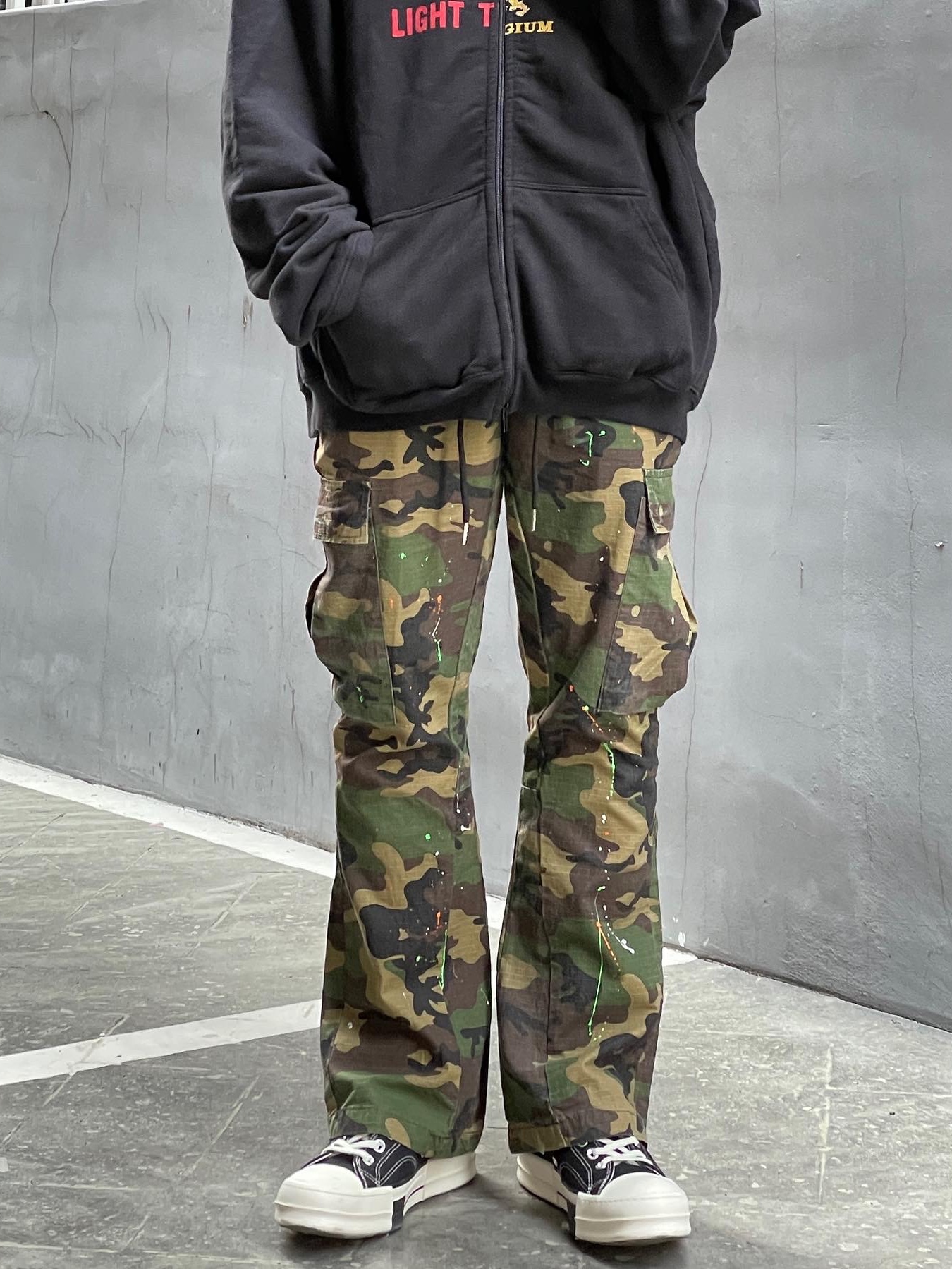 Converse x Drkshdw Turbodrk Chuck 70 Hi Black 착용 스타일 - 3