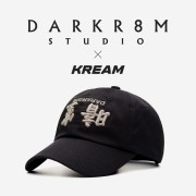 Darkr8m Studio Upside Down Silver Logo Cap
