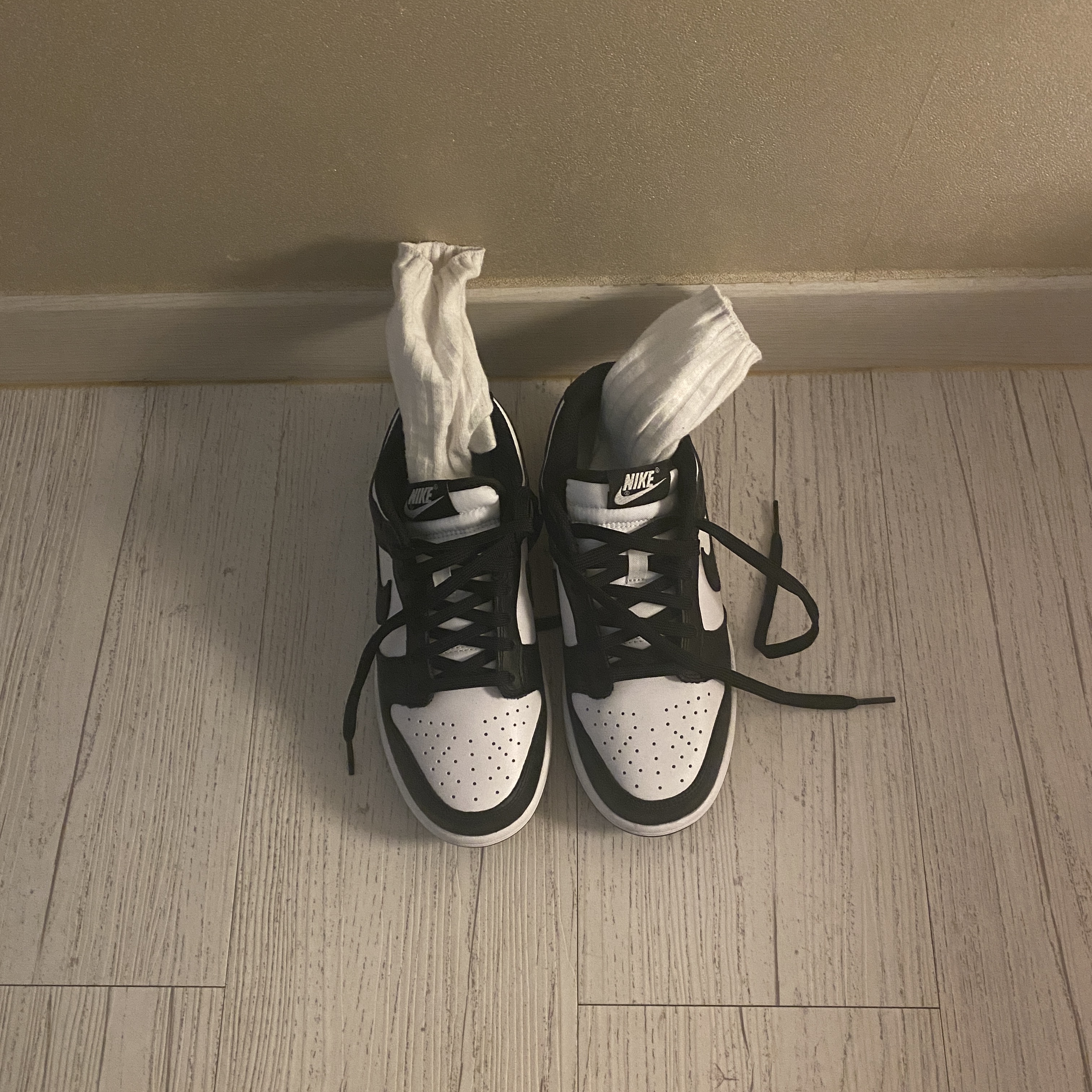 (W) Nike Dunk Low Black 착용 스타일