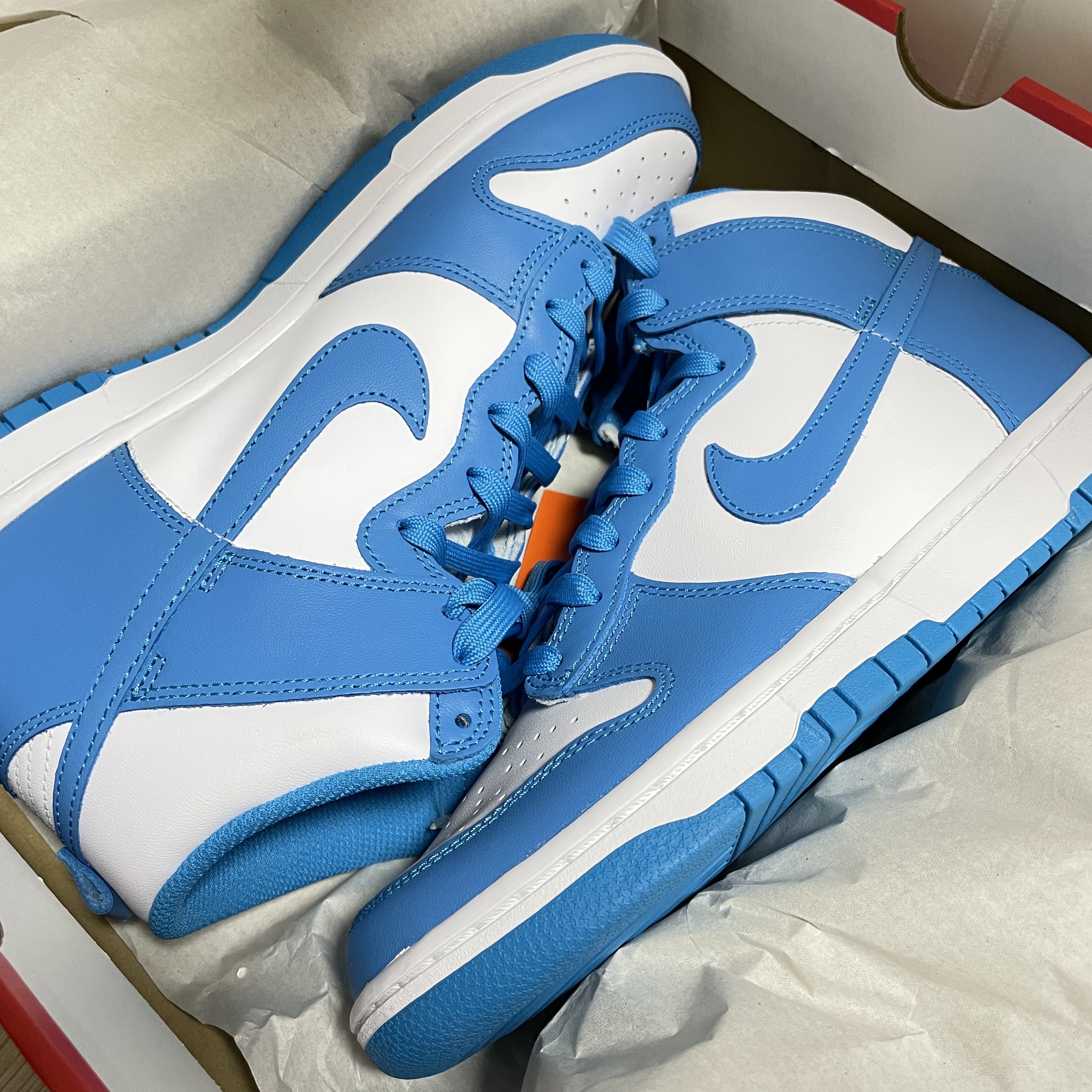 Nike Dunk High Retro Championship Blue 착용 스타일