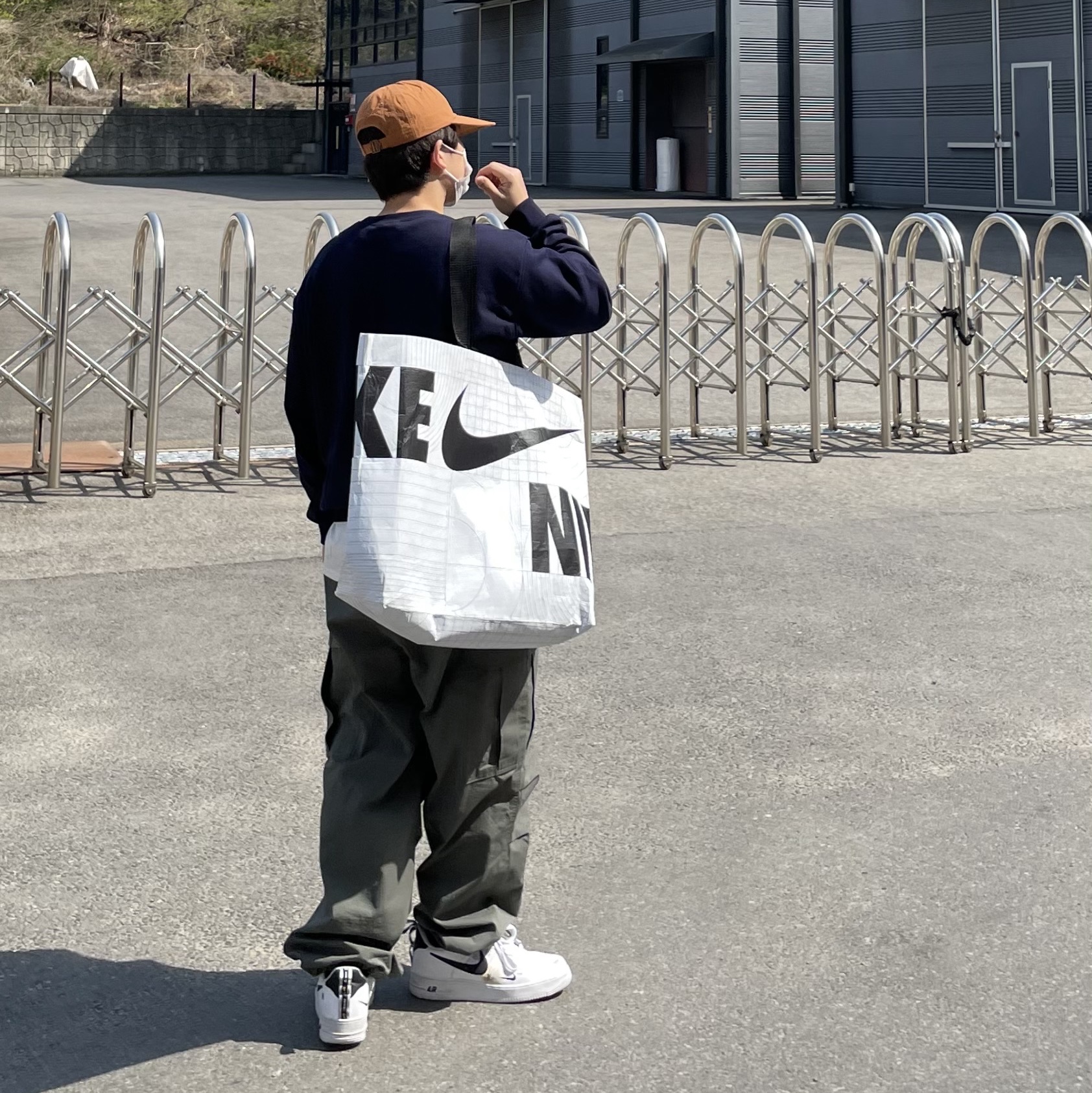 Nike Air Force 1 '07 Low White 착용 스타일 - 2