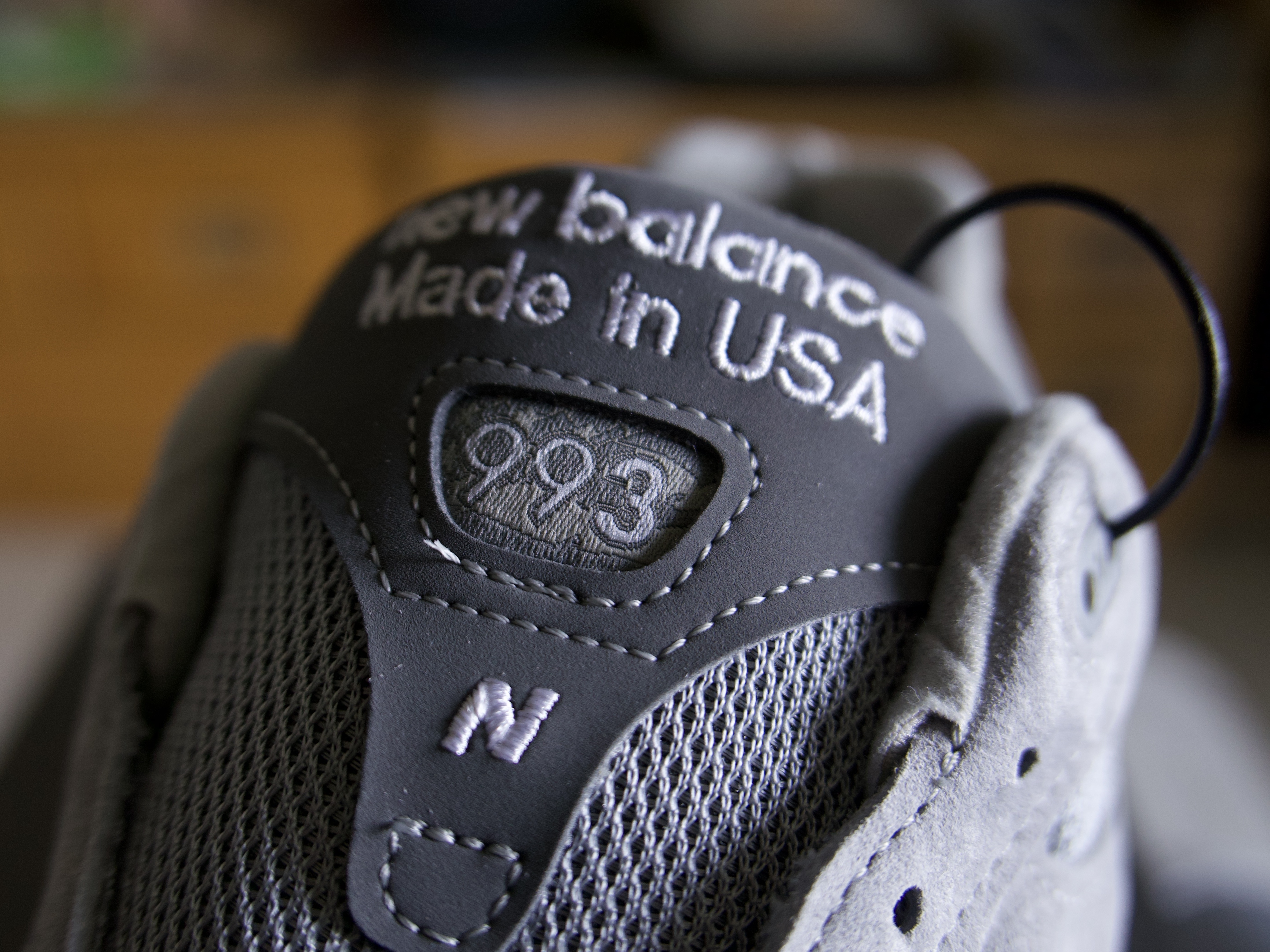 New Balance 993 Made in USA Grey - D Standard 착용 스타일 - 3