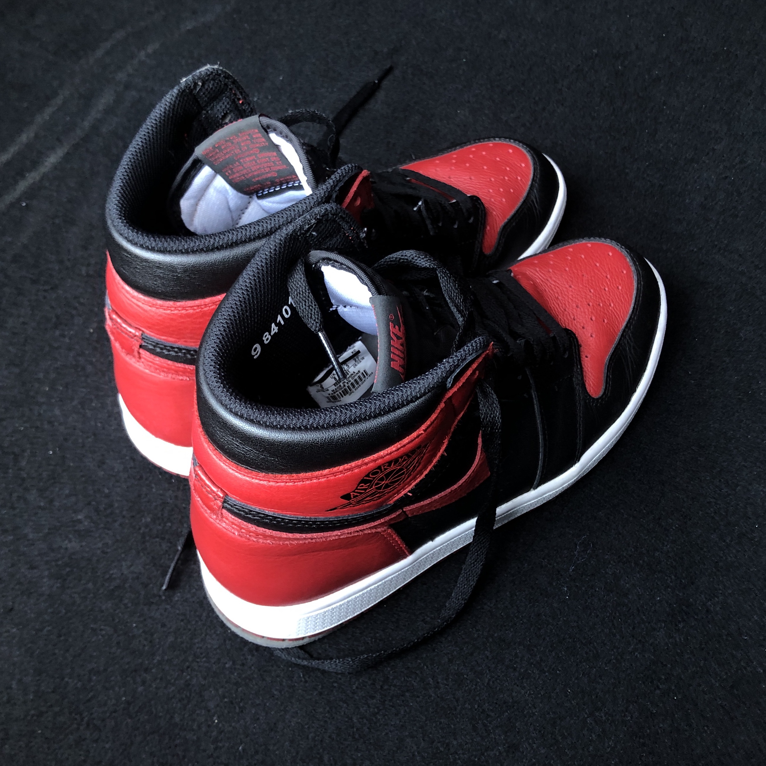 Jordan 1 Retro High OG Bred Banned 2016 착용 스타일