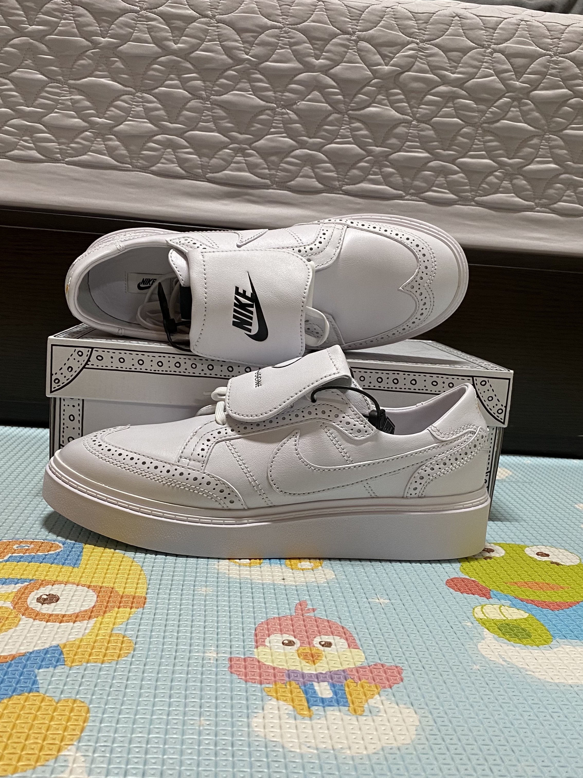 Nike x Peaceminusone Kwondo1 White 착용 스타일 - 3