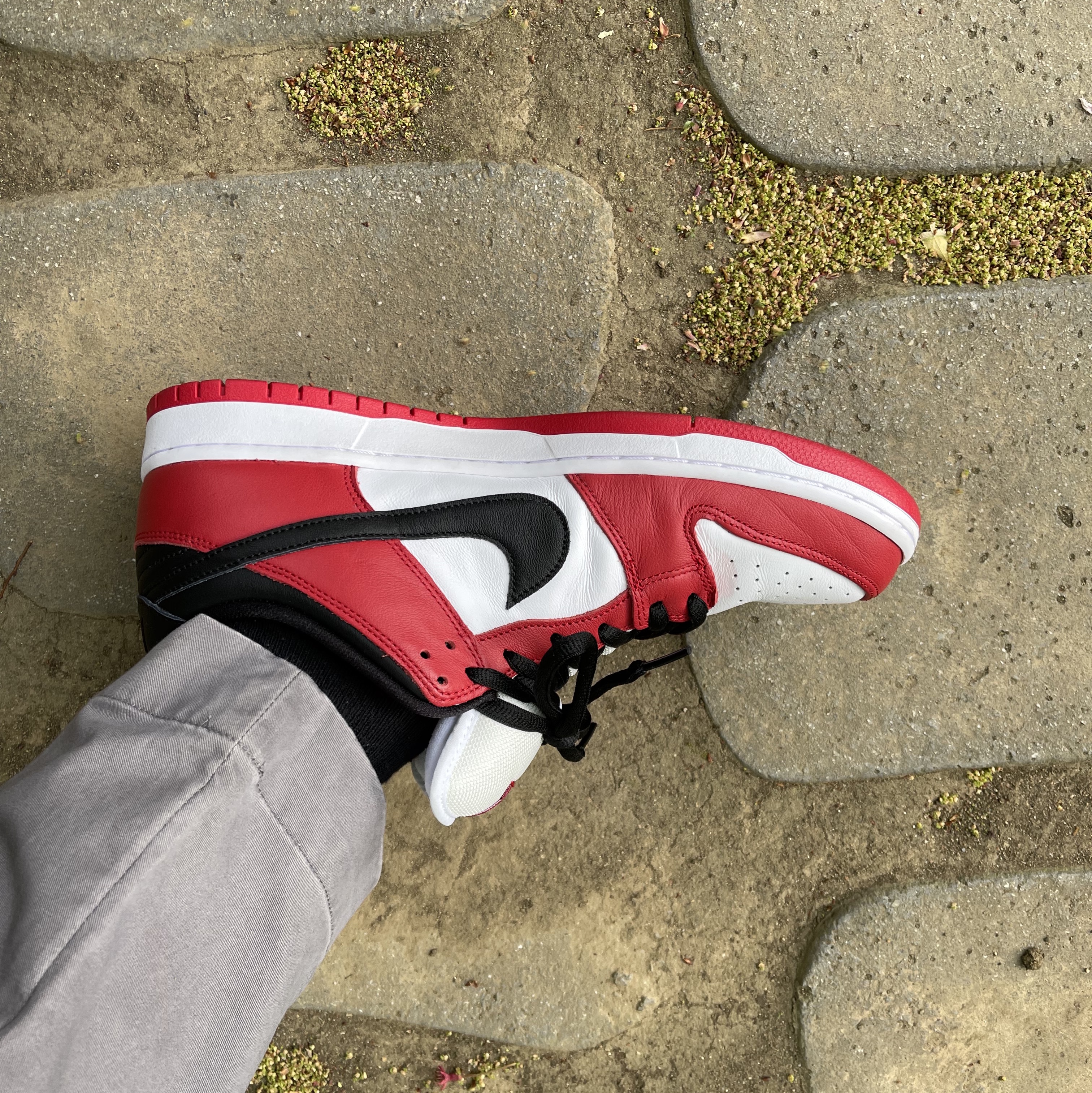 Nike SB Dunk Low Pro Chicago 착용 스타일 - 2