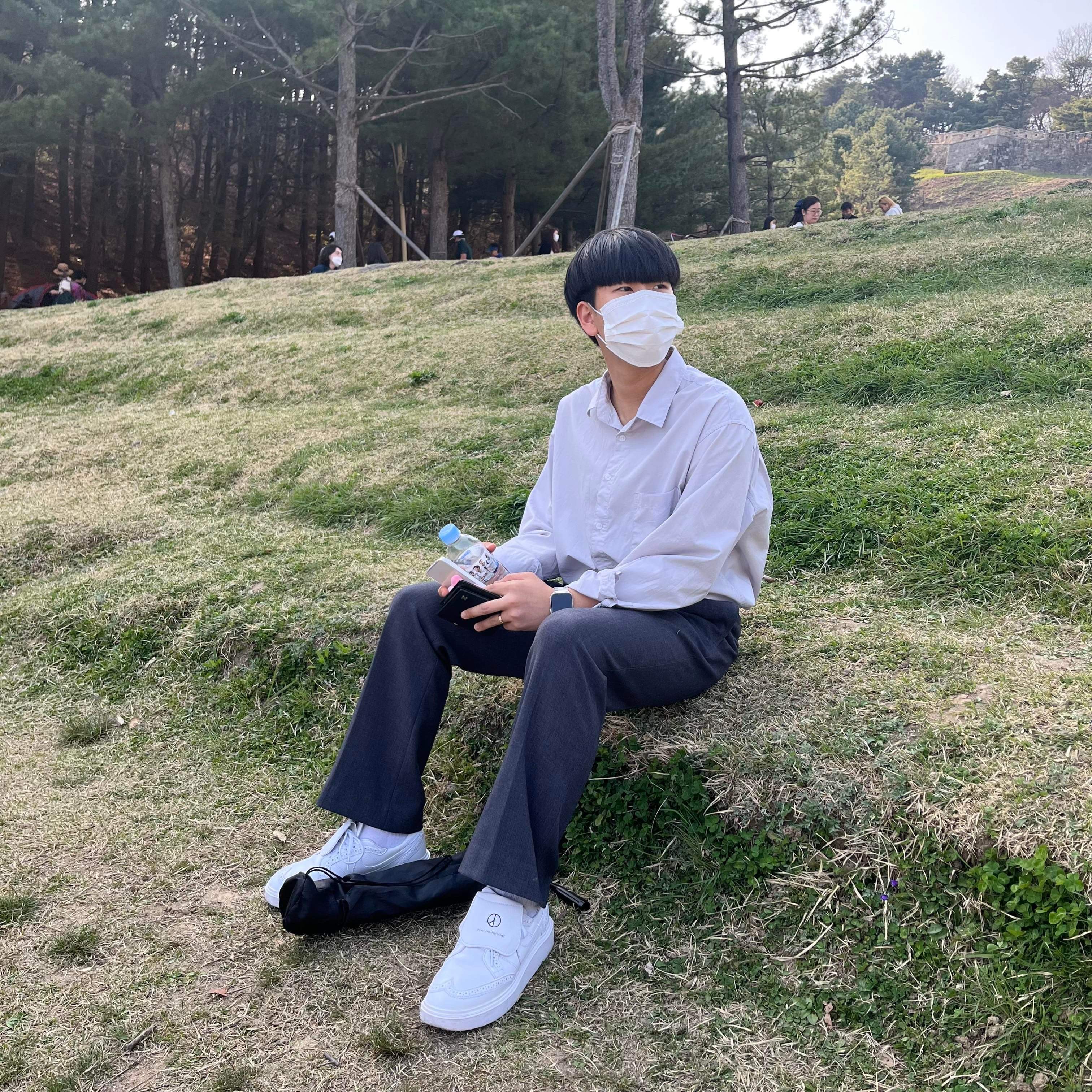 Nike x Peaceminusone Kwondo1 White 착용 스타일
