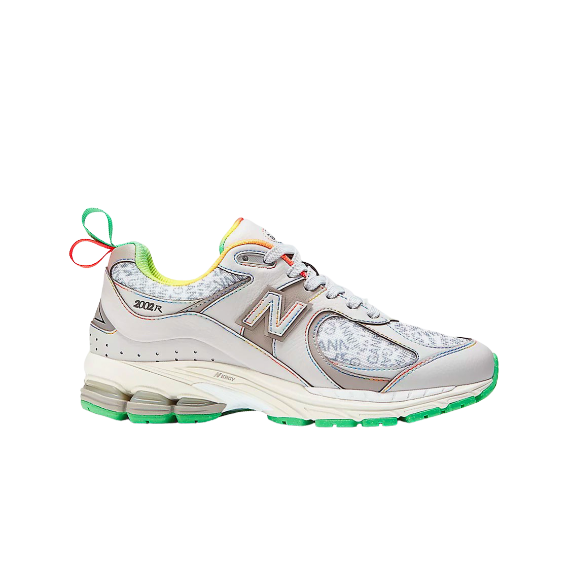 M2002RGD New Balance x Ganni 2002R Rain Cloud Island Green