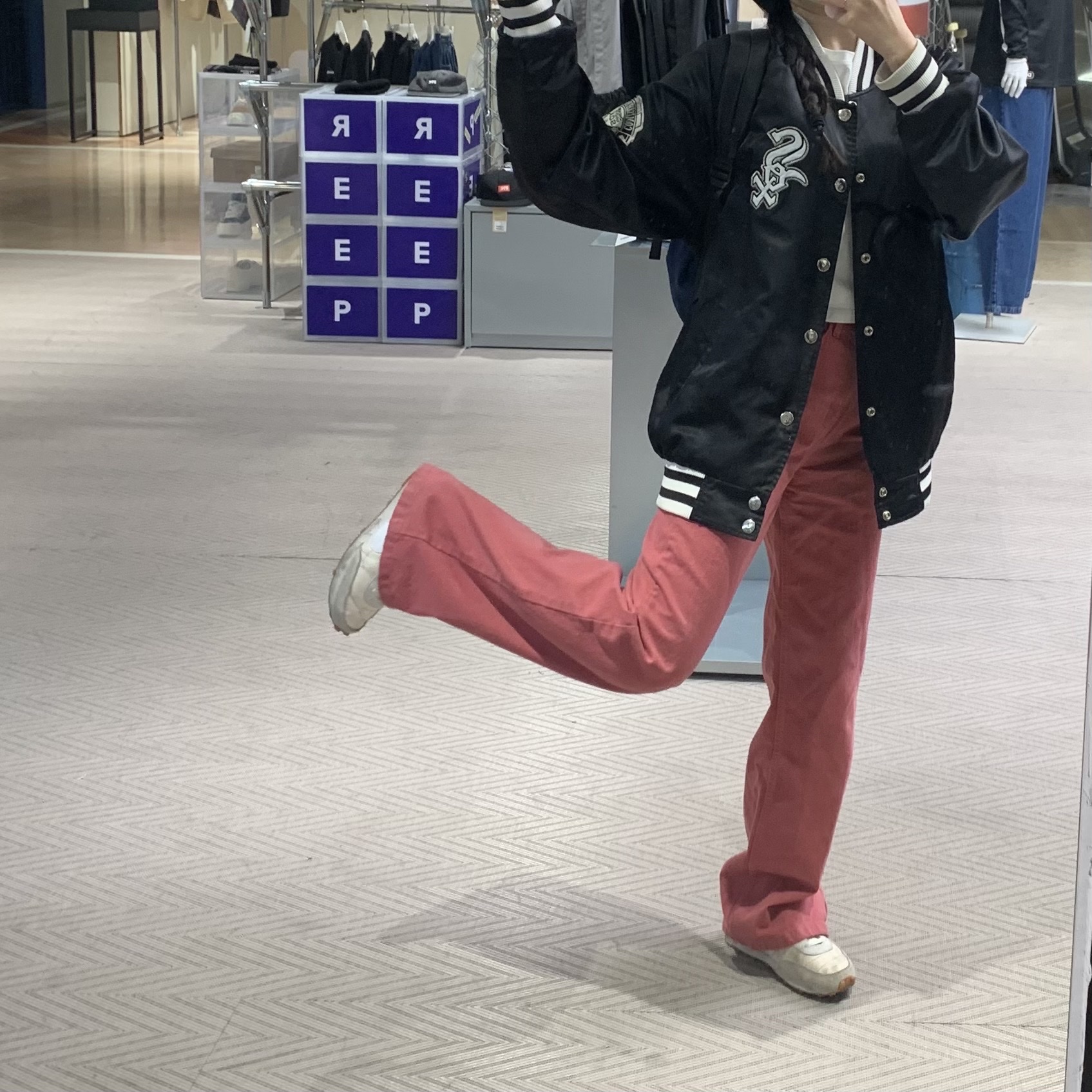 (W) Nike Daybreak Summit White 착용 스타일