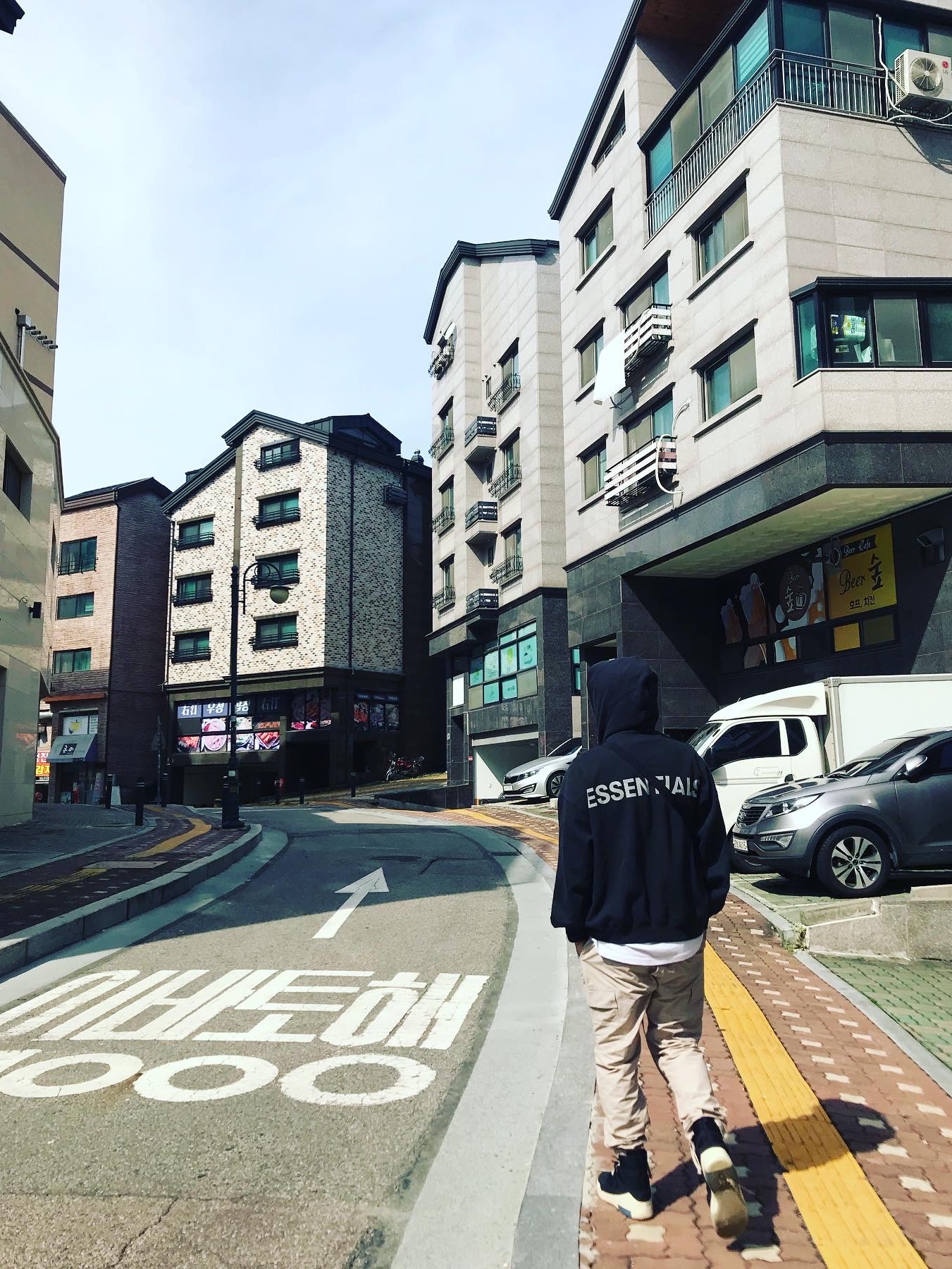 NIke x Fear of God Air Fear of God 1 Black 착용 스타일