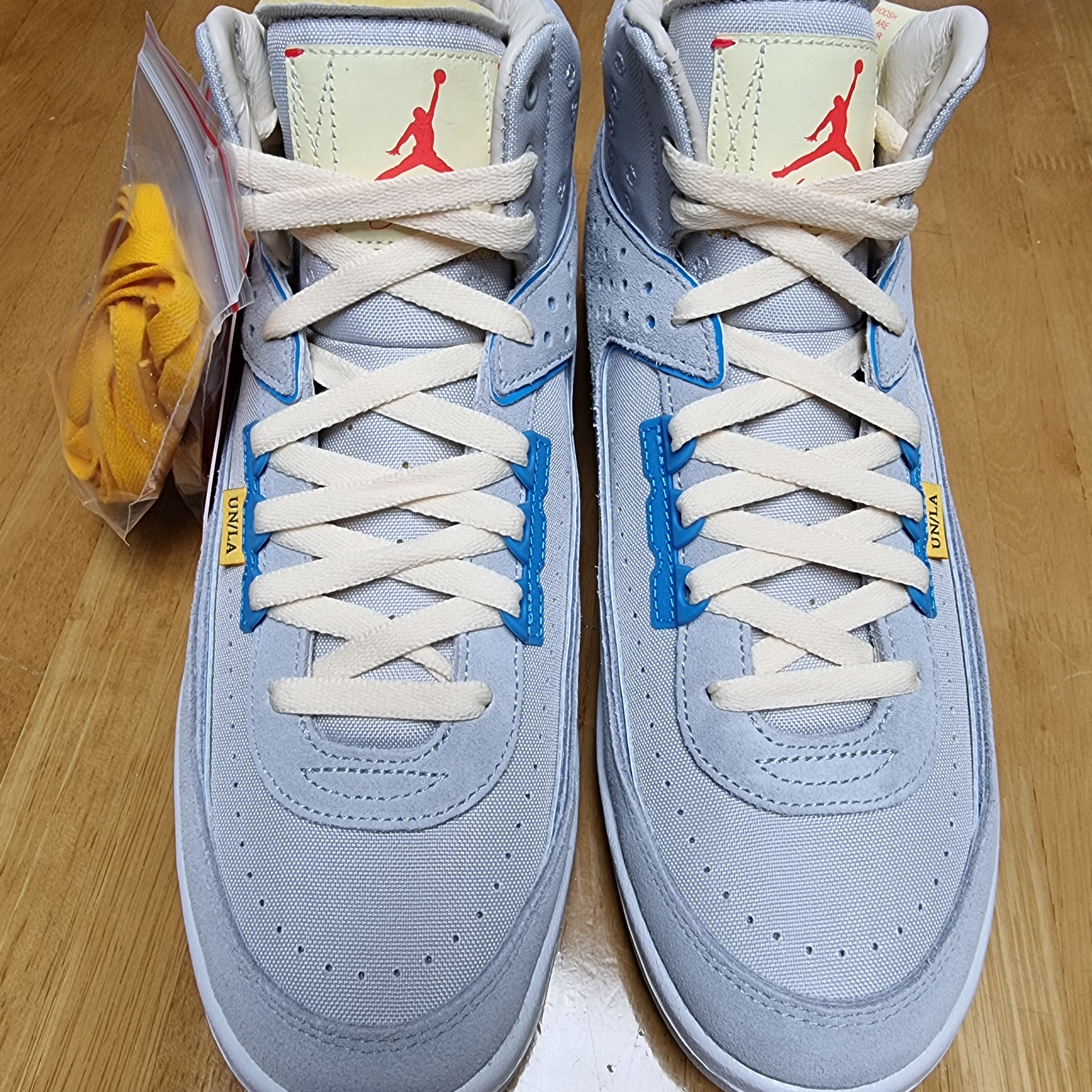 Jordan 2 x Union Retro SP Grey Fog 착용 스타일 - 1