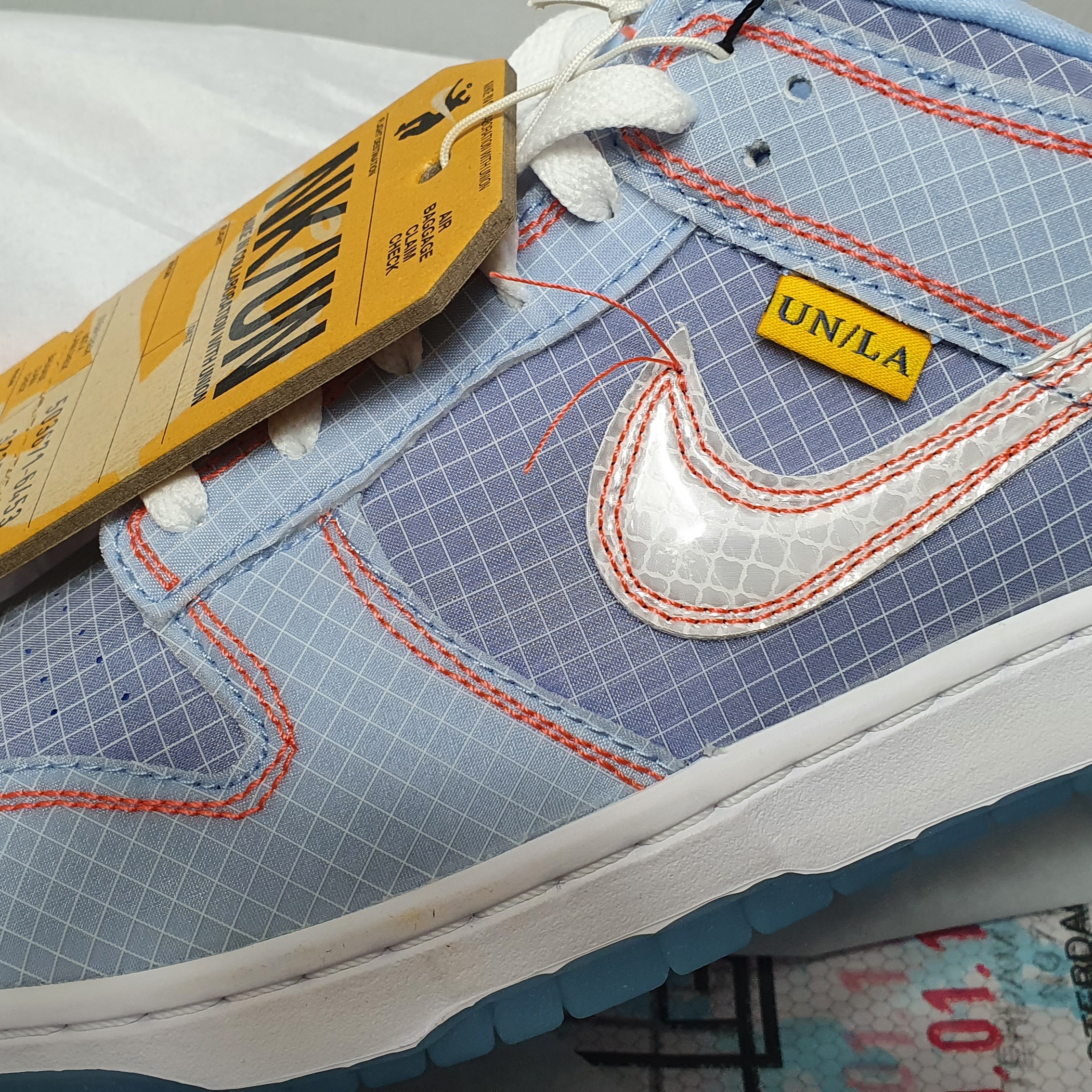 Nike x Union Dunk Low Passport Pack Argon 착용 스타일 - 2