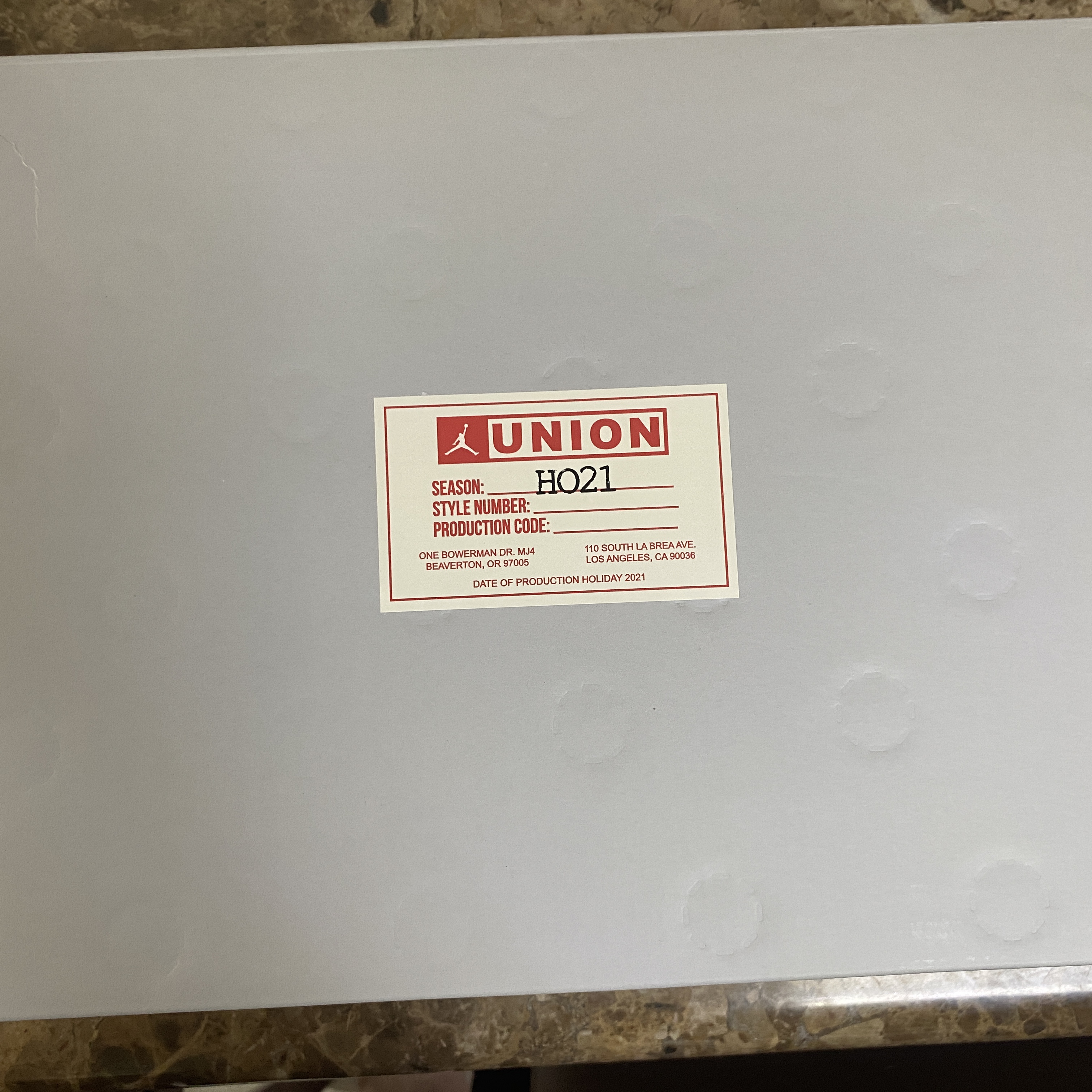 Jordan 2 x Union Retro SP Grey Fog 착용 스타일 - 1