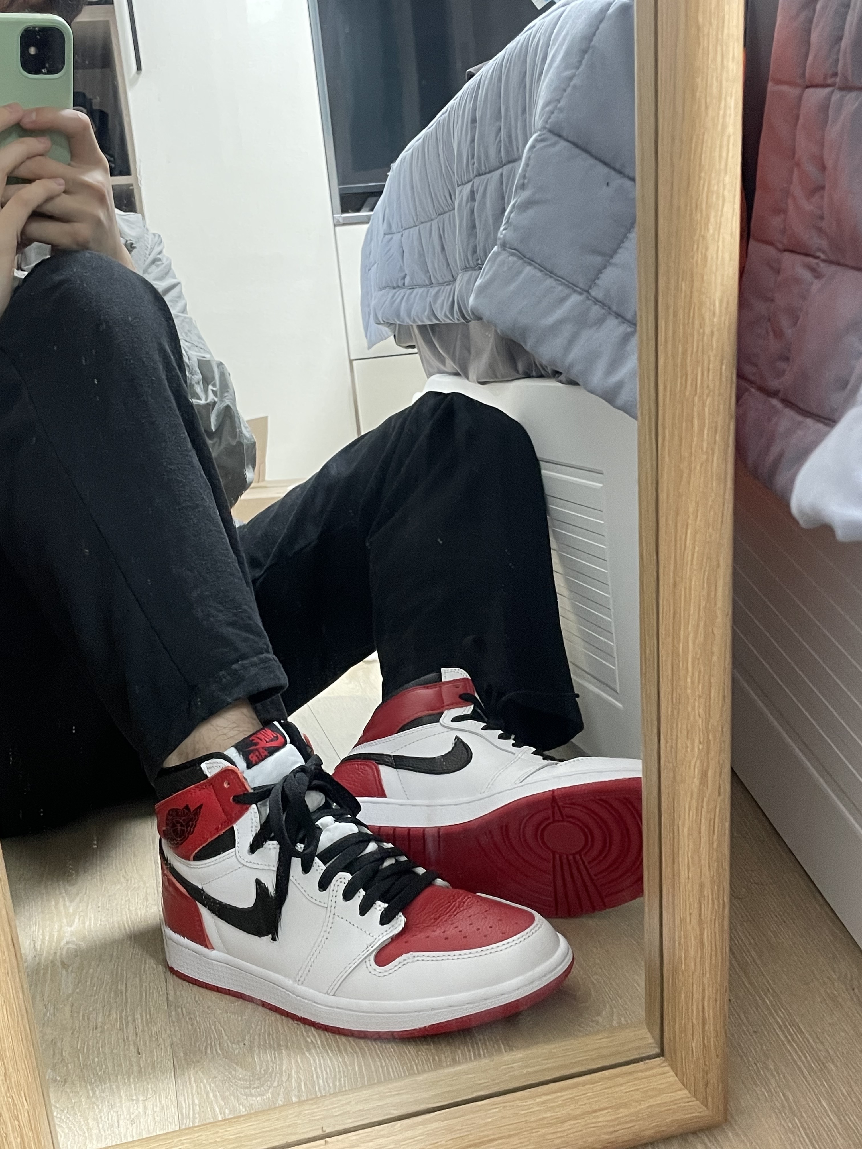 Jordan 1 Retro High OG Heritage 착용 스타일