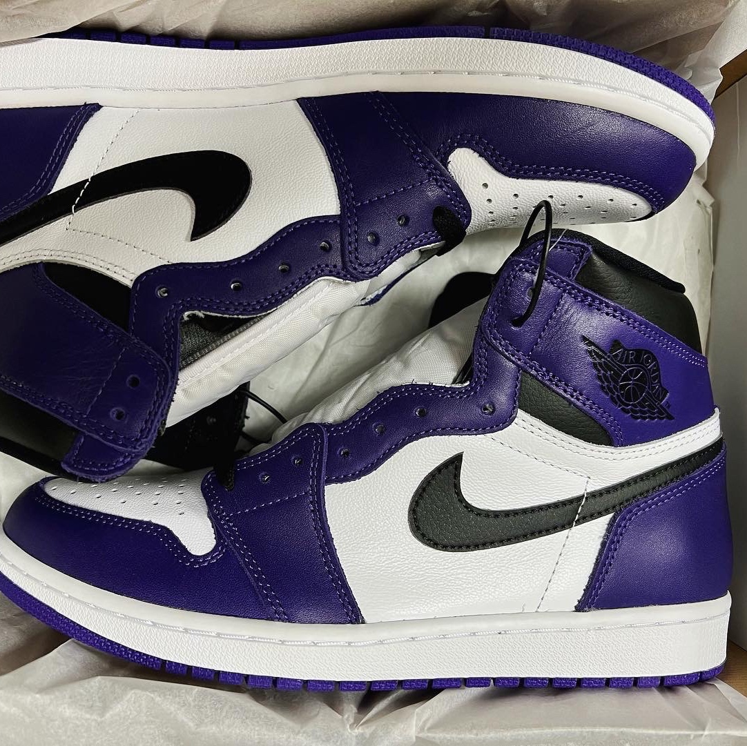 Jordan 1 Retro High OG Court Purple 2020 착용 스타일