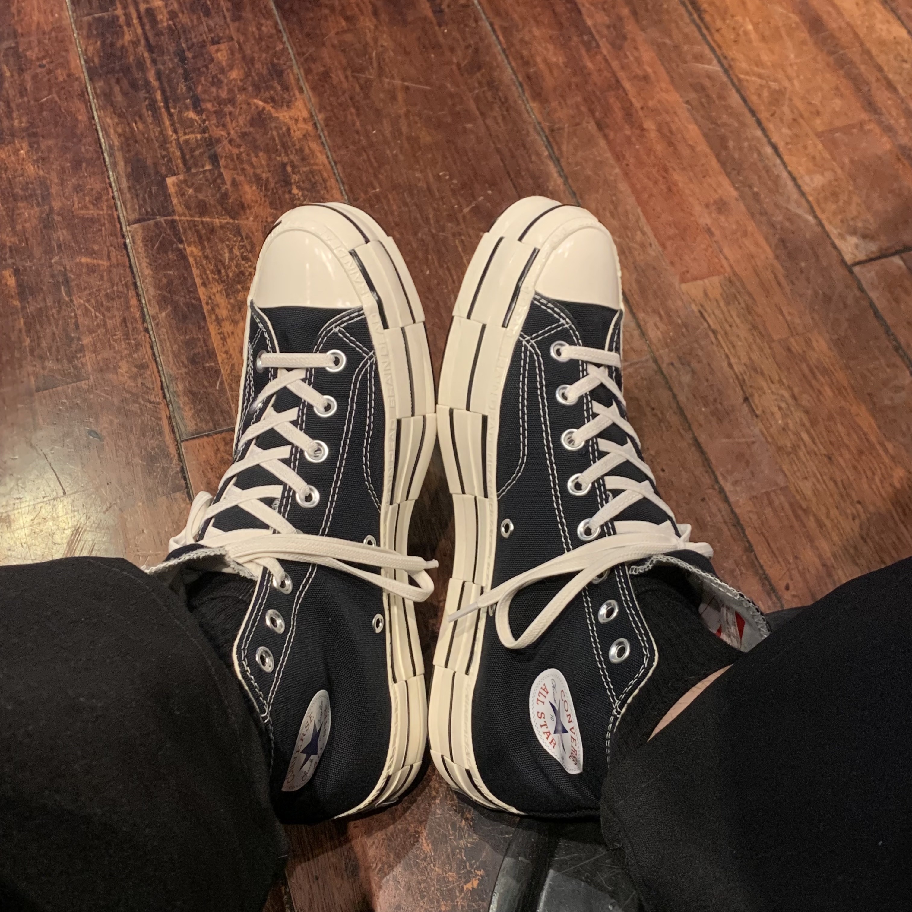 Converse x Brain Dead Chuck 70 Hi Black 착용 스타일