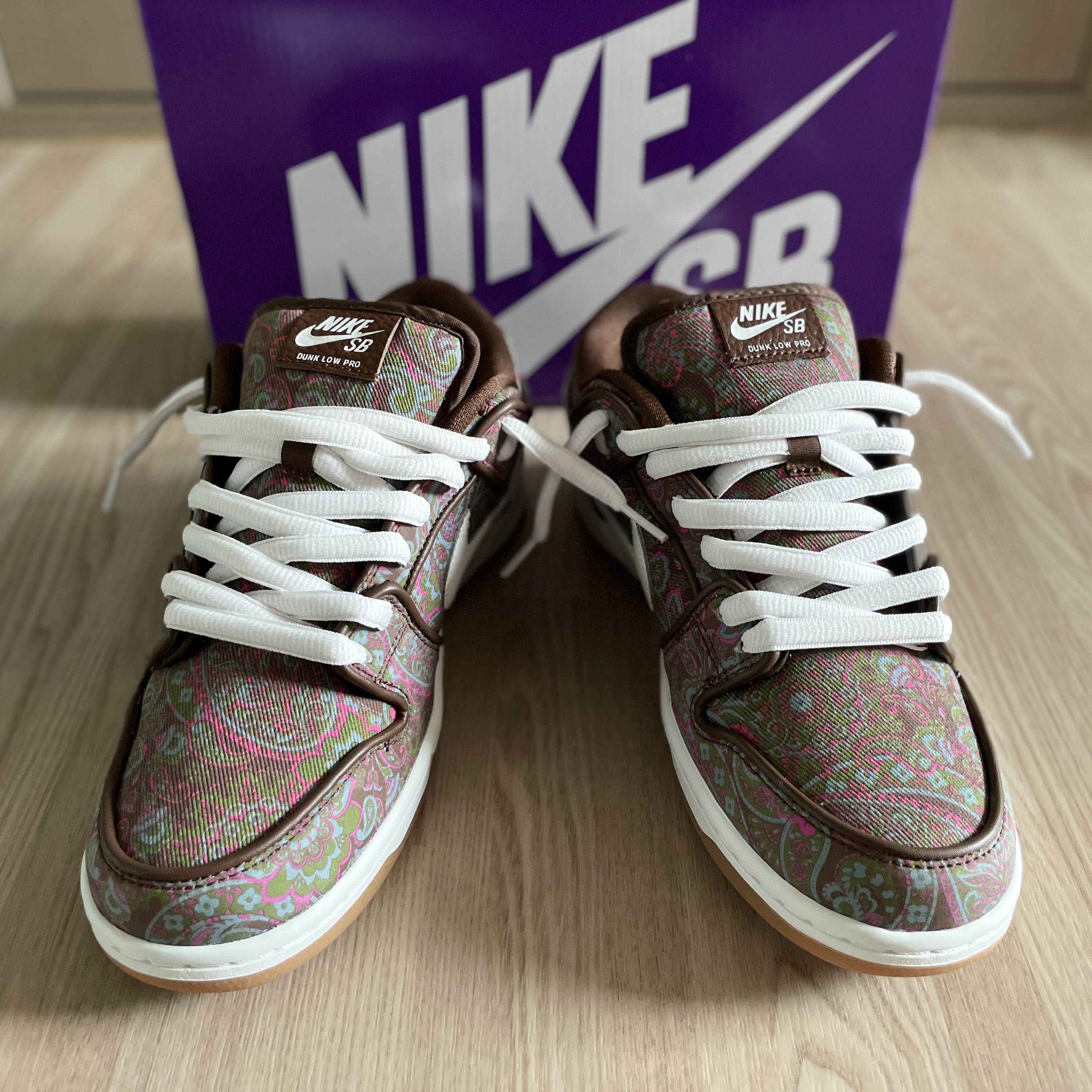 Nike SB Dunk Low Pro Premium Paisley 착용 스타일 - 1