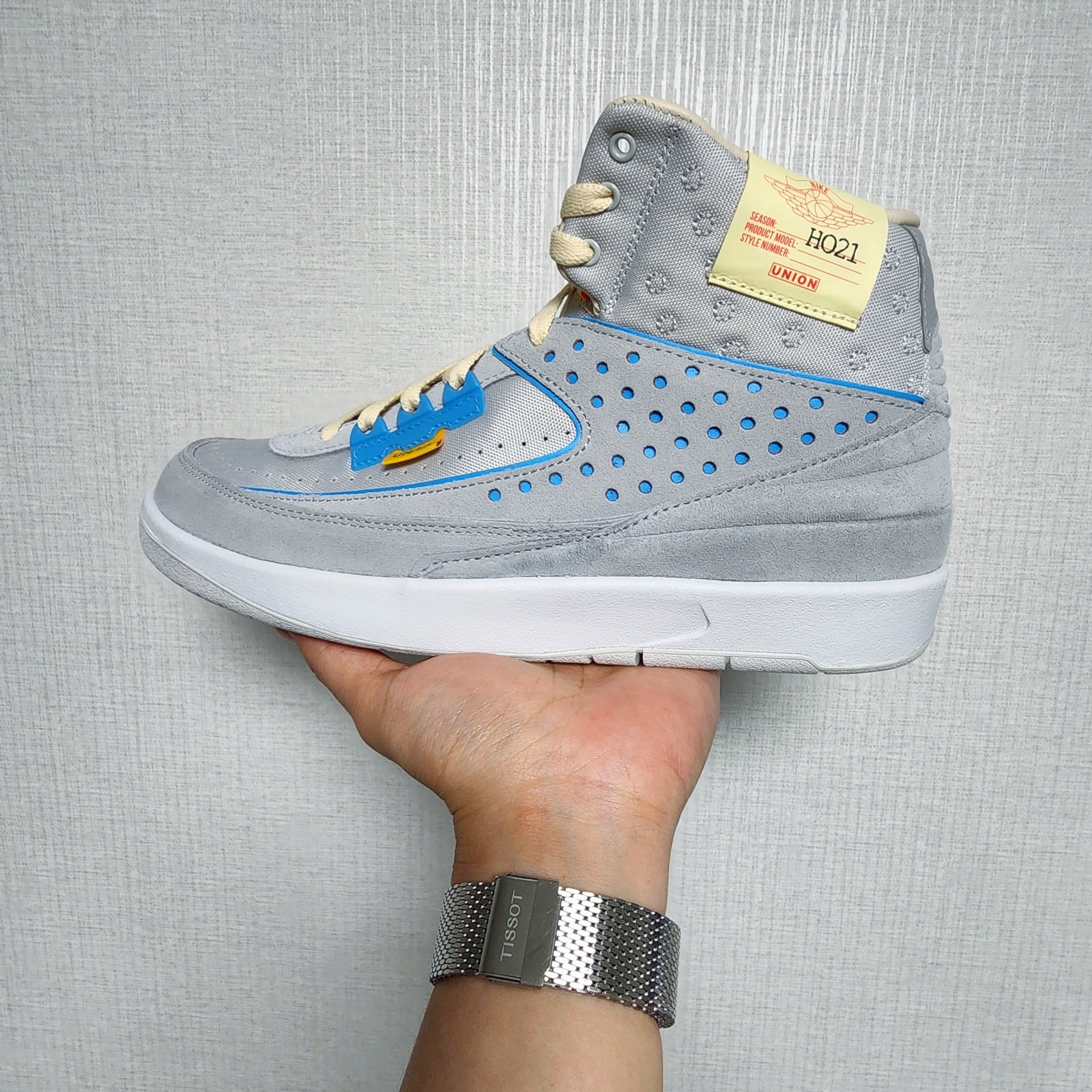Jordan 2 x Union Retro SP Grey Fog 착용 스타일
