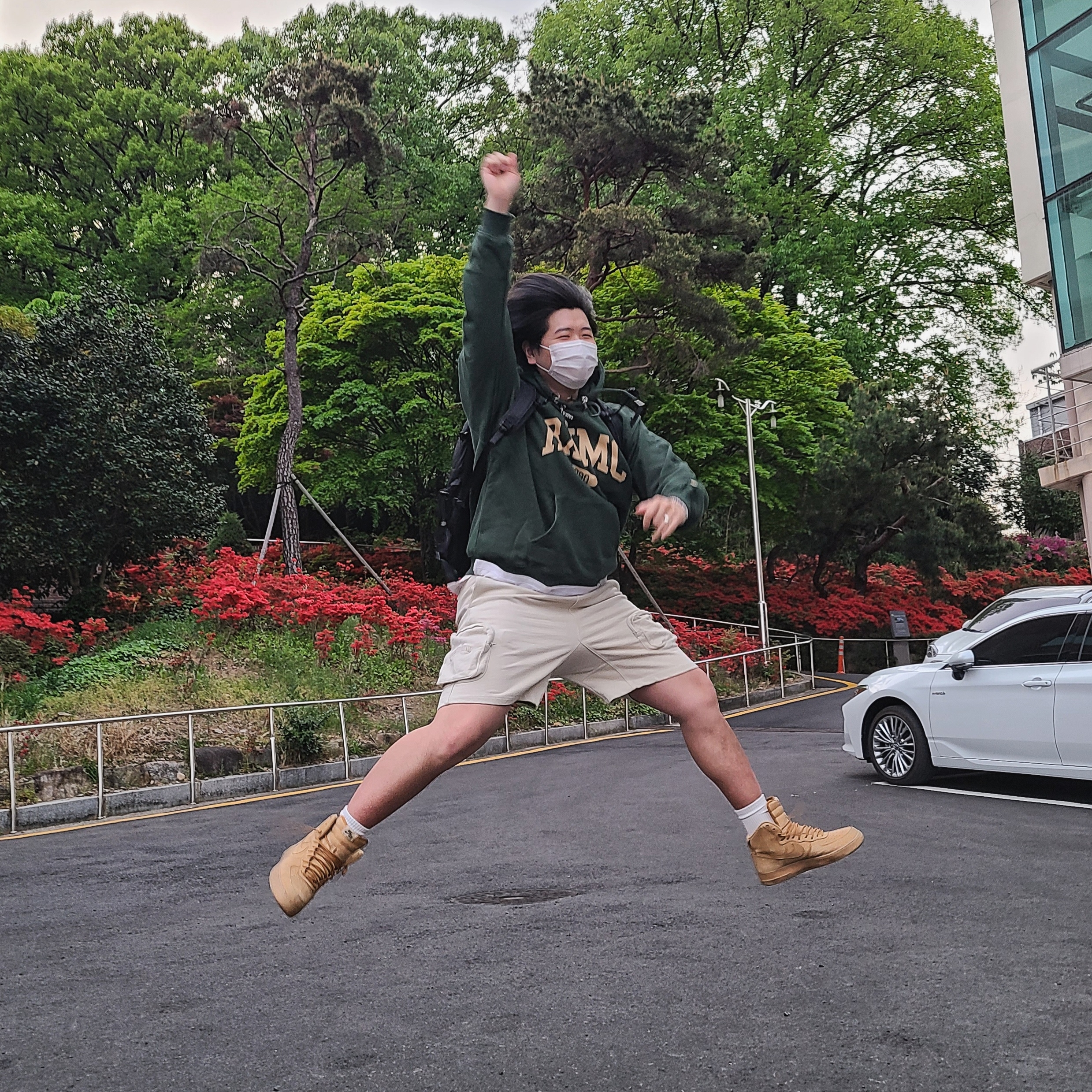 Nike Air Force 1 High '07 LV8 WB Flax, (W) Nike Air Force 1 High Wheat 2016 착용 스타일 - 3