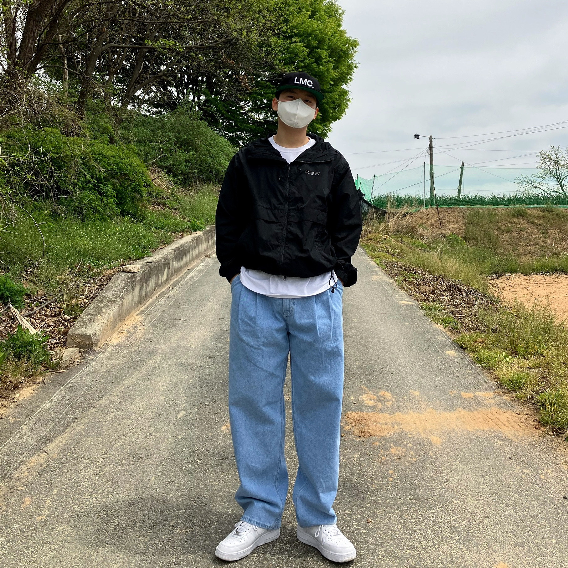 Nike Air Force 1 '07 Low White 착용 스타일