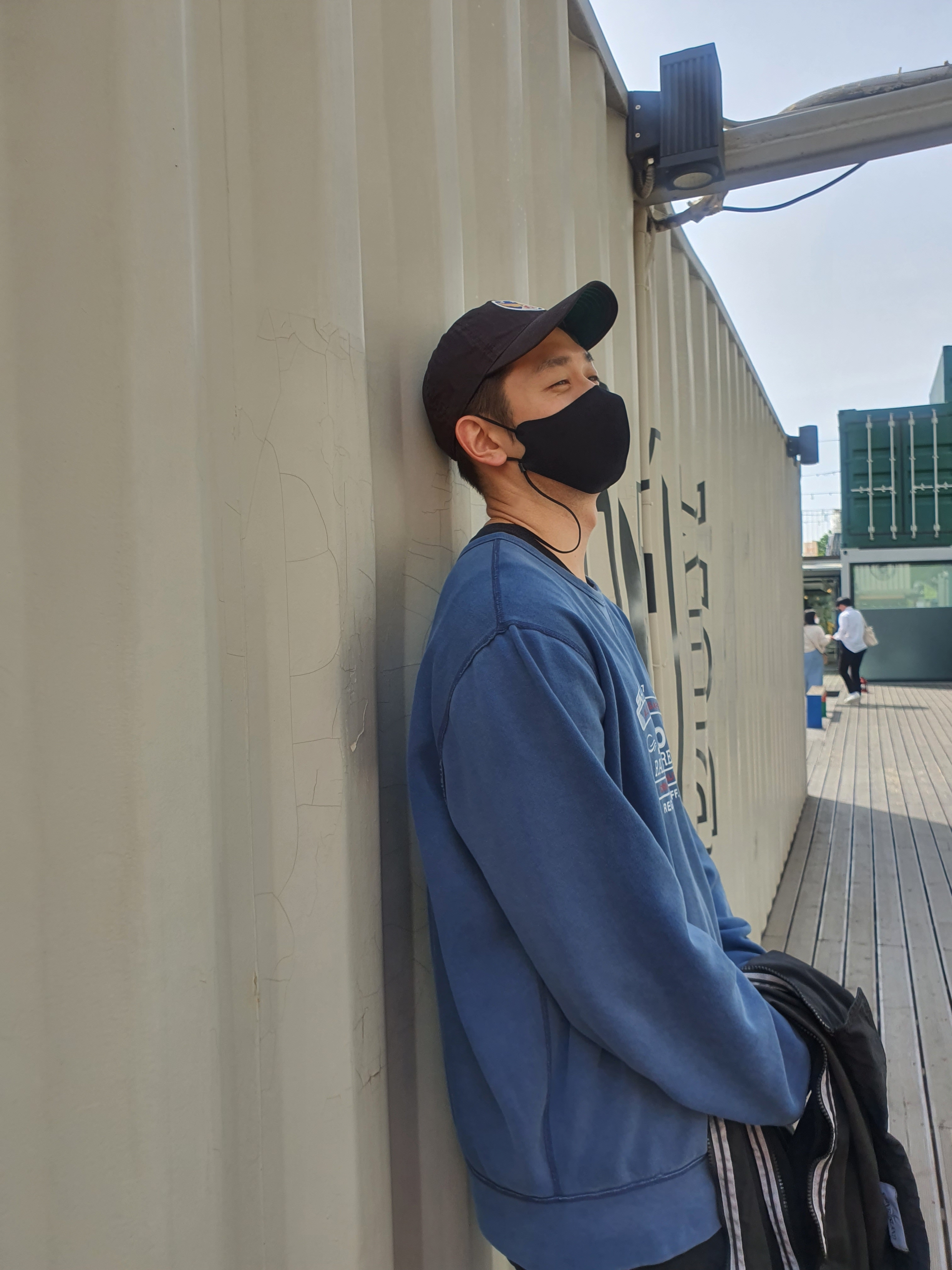 Stone Island 113WN T.CO+OLD Overshirt Black - 21FW, Jordan 1 Low OG Starfish 착용 스타일 - 2