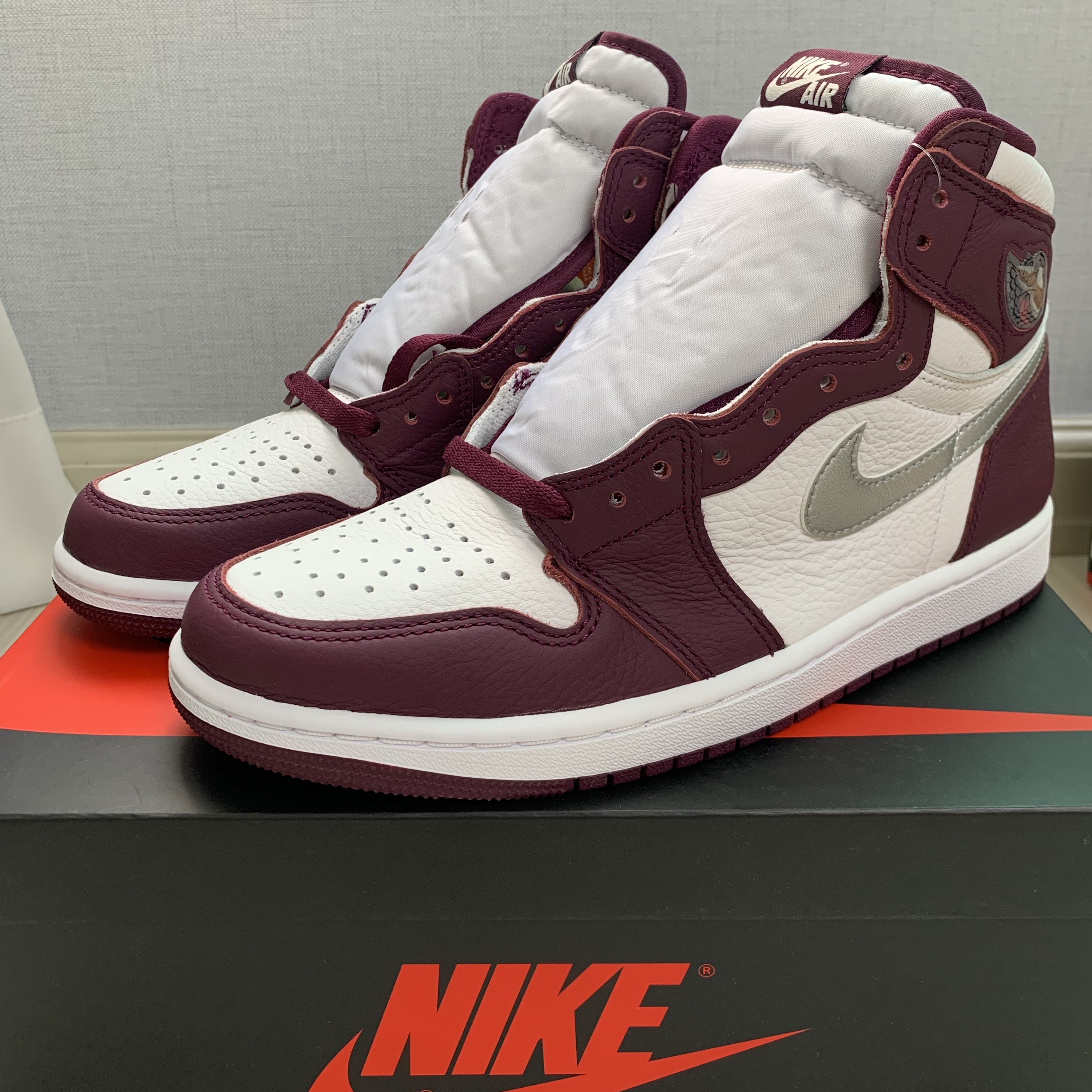 Jordan 1 Retro High OG Bordeaux 착용 스타일