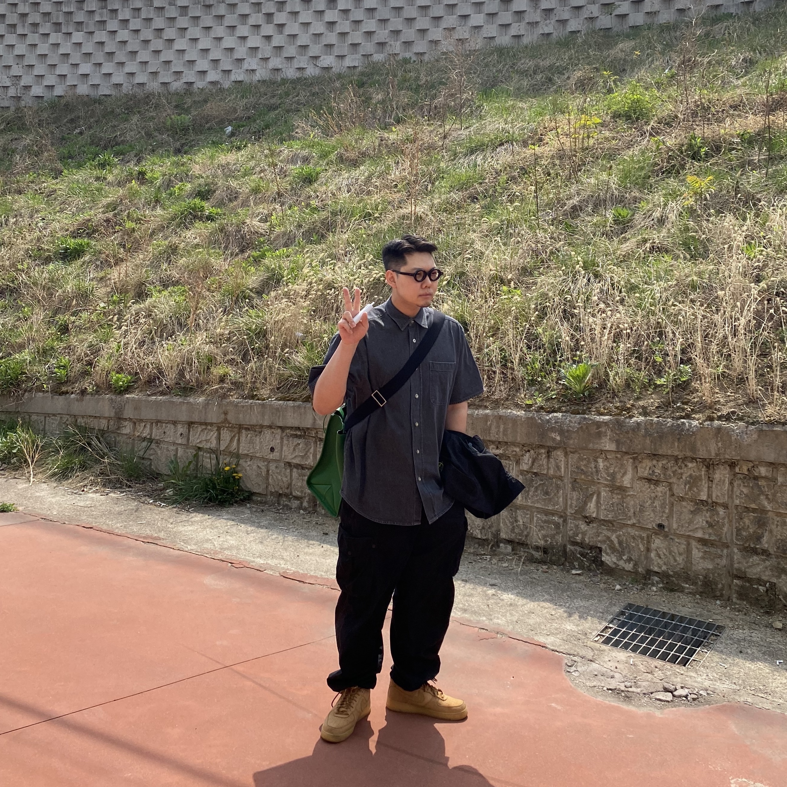 Stone Island 113WN T.CO+OLD Overshirt Black - 21FW, Stone Island 30203 Cargo Pants 5 Pockets Black - 21SS 착용 스타일