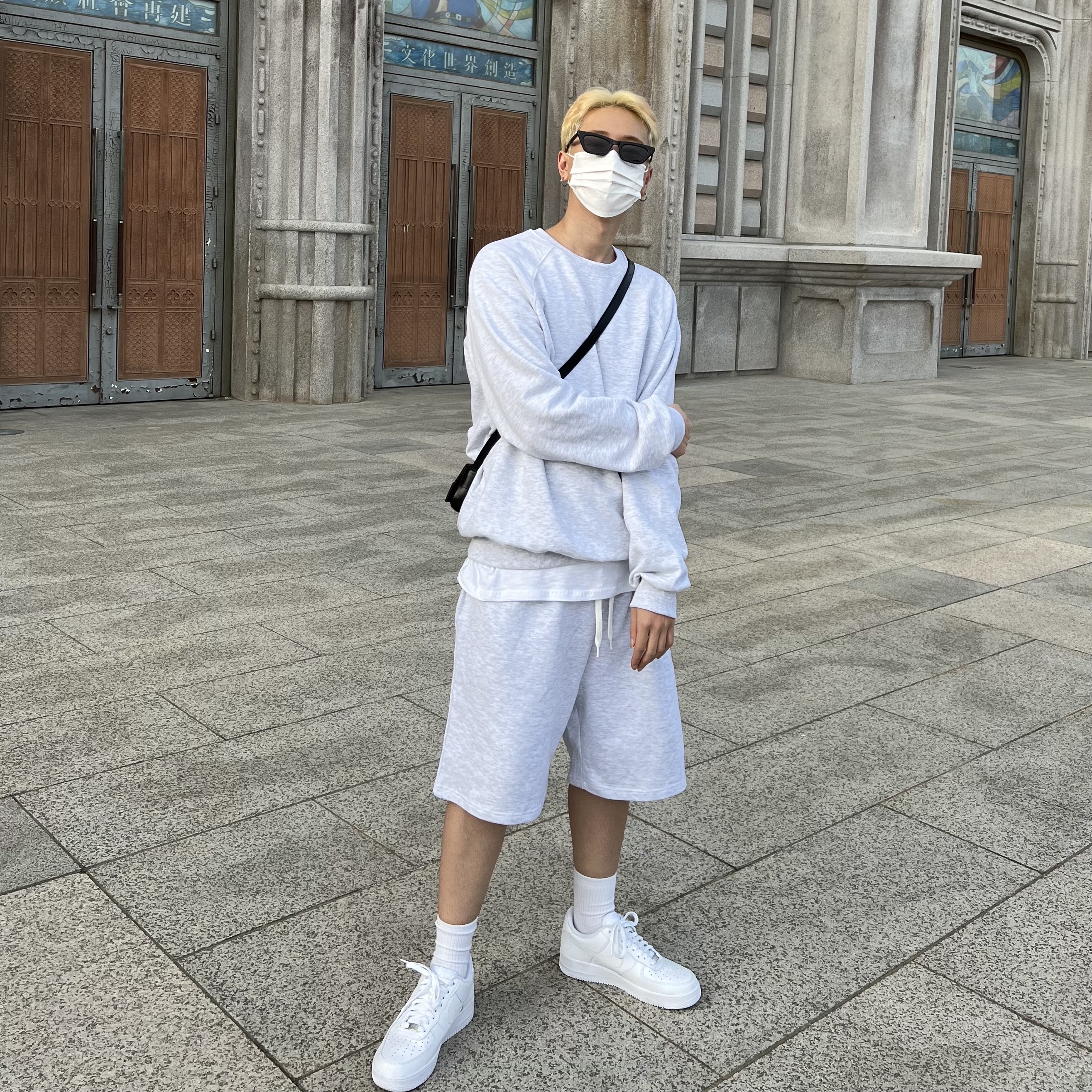 Nike Air Force 1 '07 Low White 착용 스타일 - 1