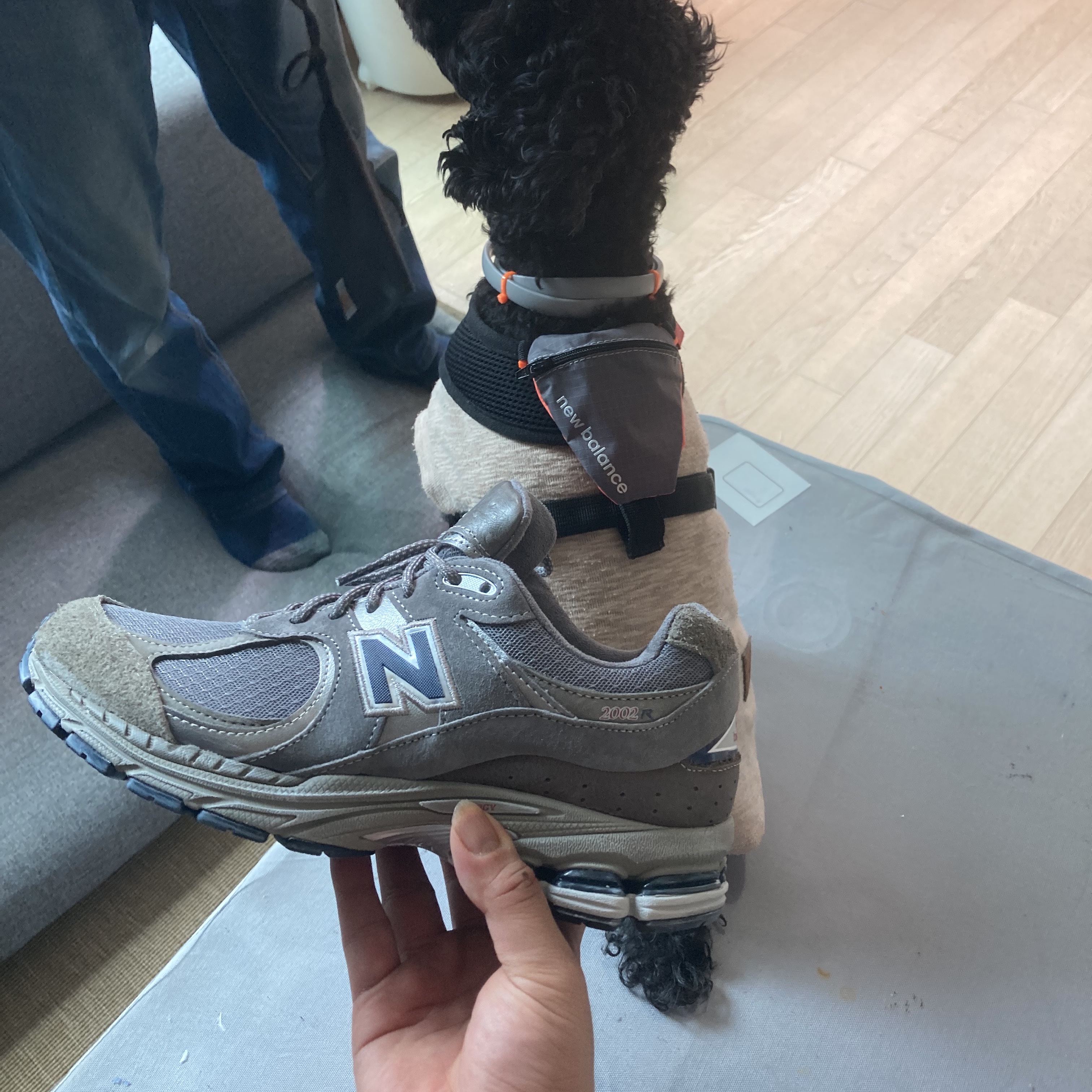 New Balance 2002R Premium Vintage Grey 착용 스타일