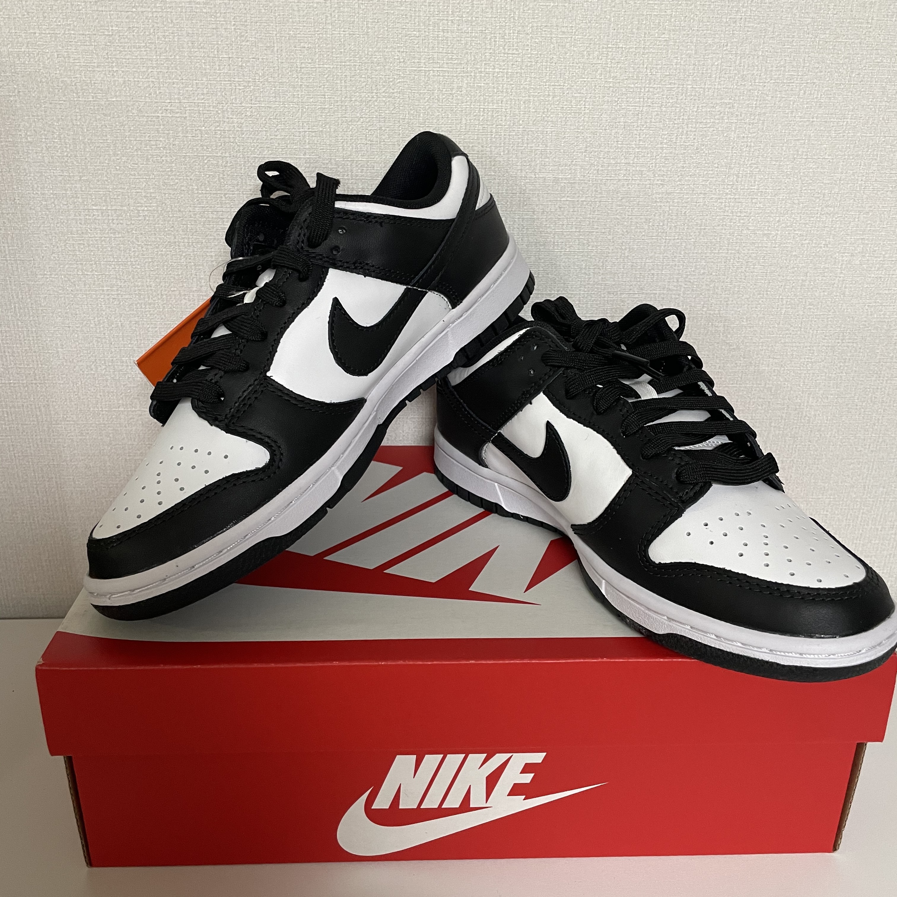 Nike Dunk Low Retro Black, (GS) Nike Dunk Low Black 착용 스타일 - 3